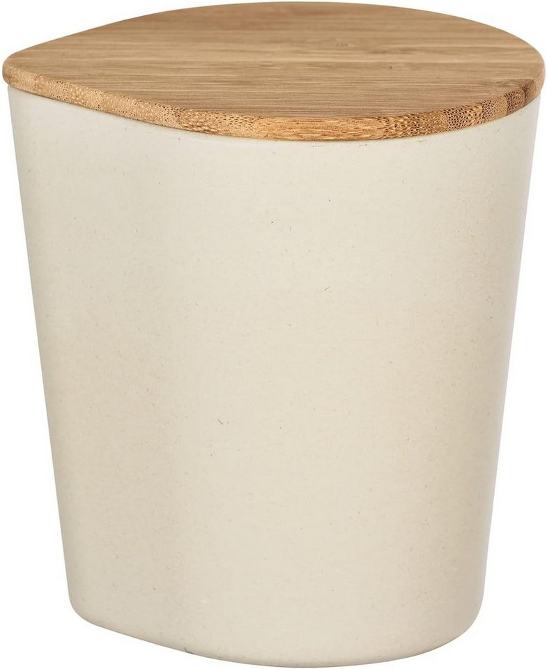 Thumbnail - WENKO Aufbewahrungsbox Aufbewahrungsdose Derry Bambusdeckel in 0,75 cm 10,5 x 13 x 12cm Wenko