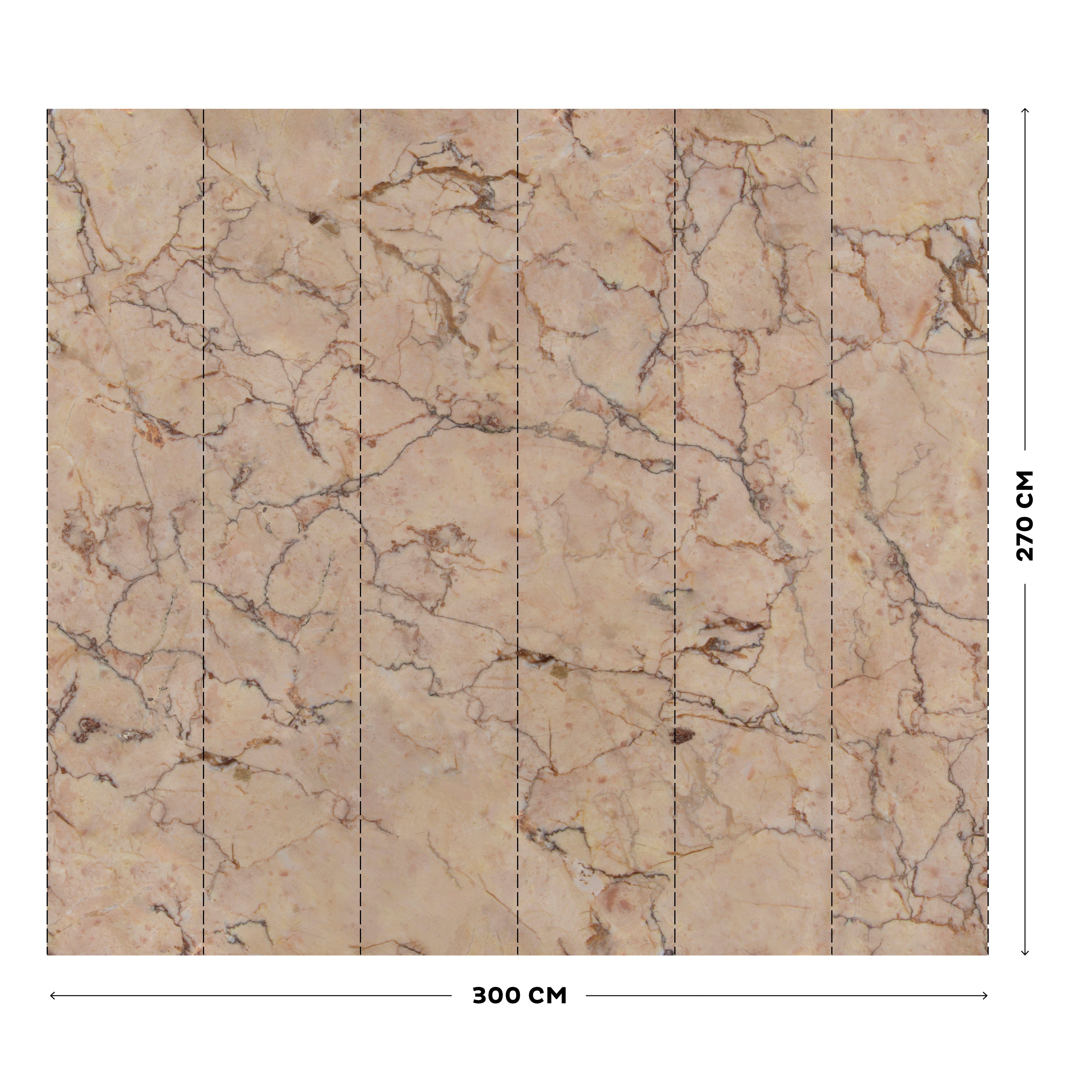 Marmor, texturiert, LOOKS Fototapete by 300x270cm (1 Steinoptik, Joop Wolfgang St),