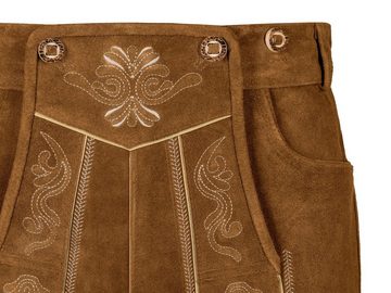 Almbock Trachtenlederhose Trachtenhose Herren Bavaria (2-tlg)