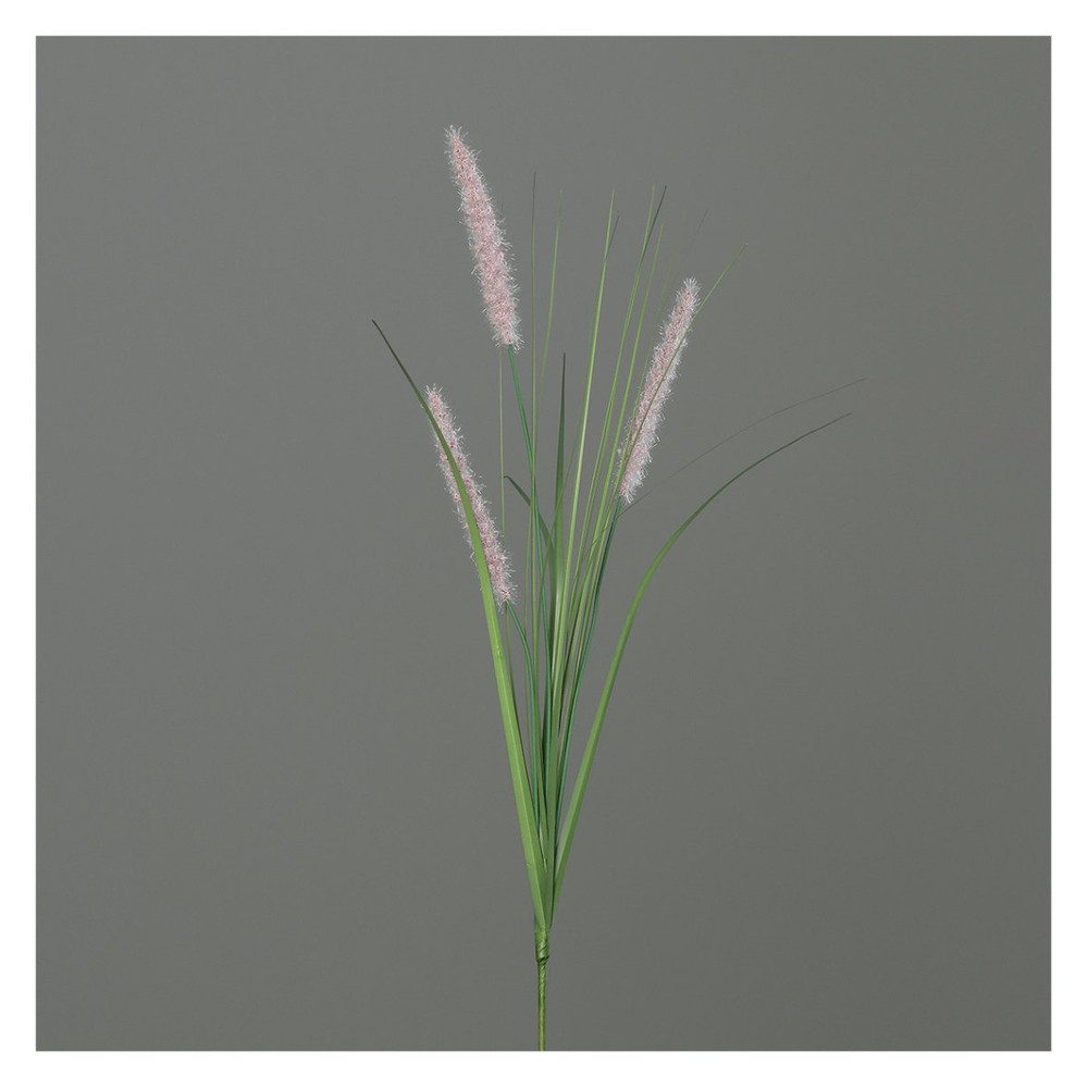 Kunstblume Dekogras - blühend - rosa/grün günstig online kaufen