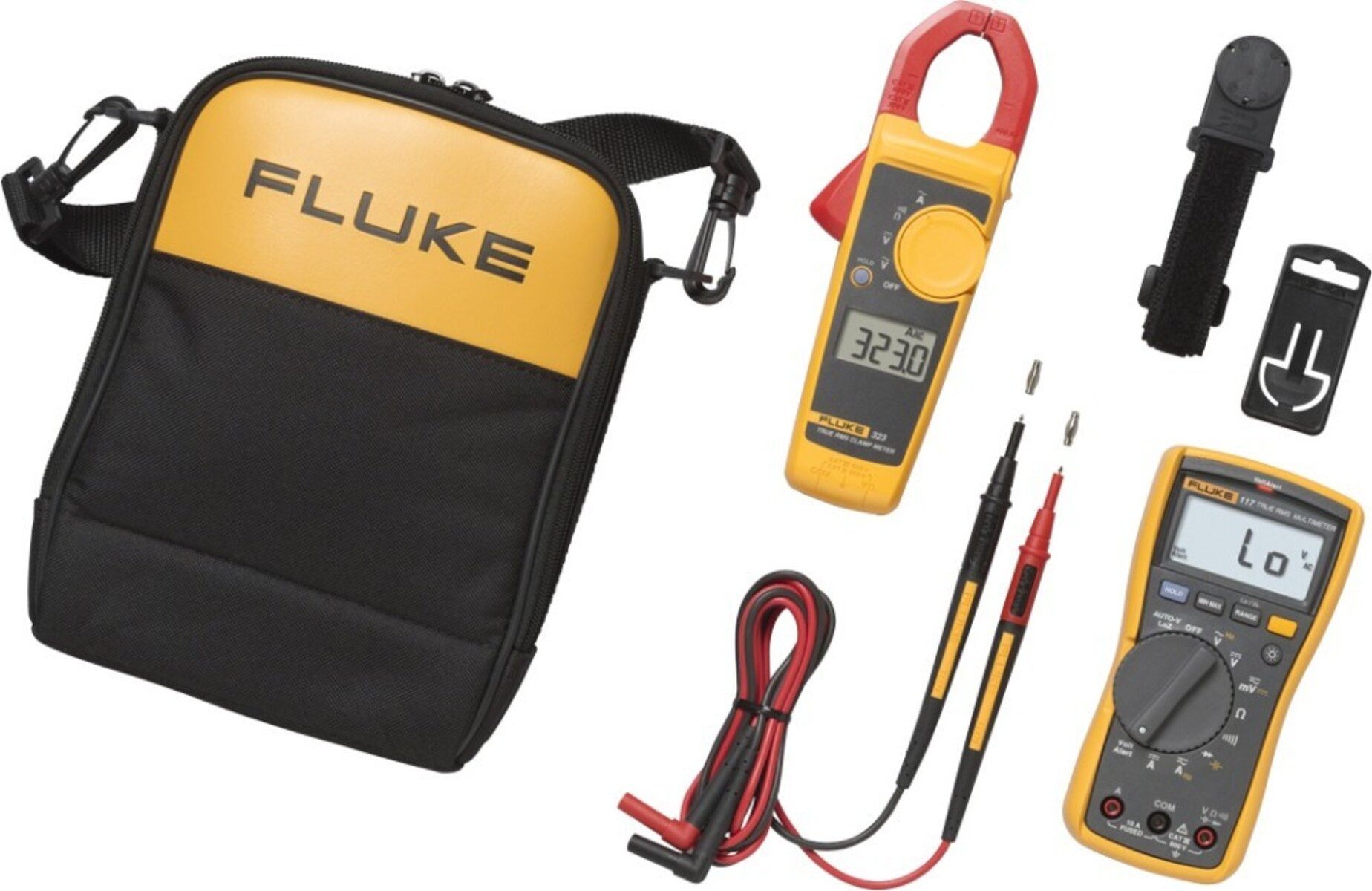 Fluke Strommessgerät Fluke ComboKit mit Multimeter FLUKE-117/323 EUR
