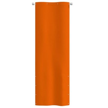 furnicato Sonnenschirm Balkon-Sichtschutz Orange 80x240 cm Oxford-Gewebe