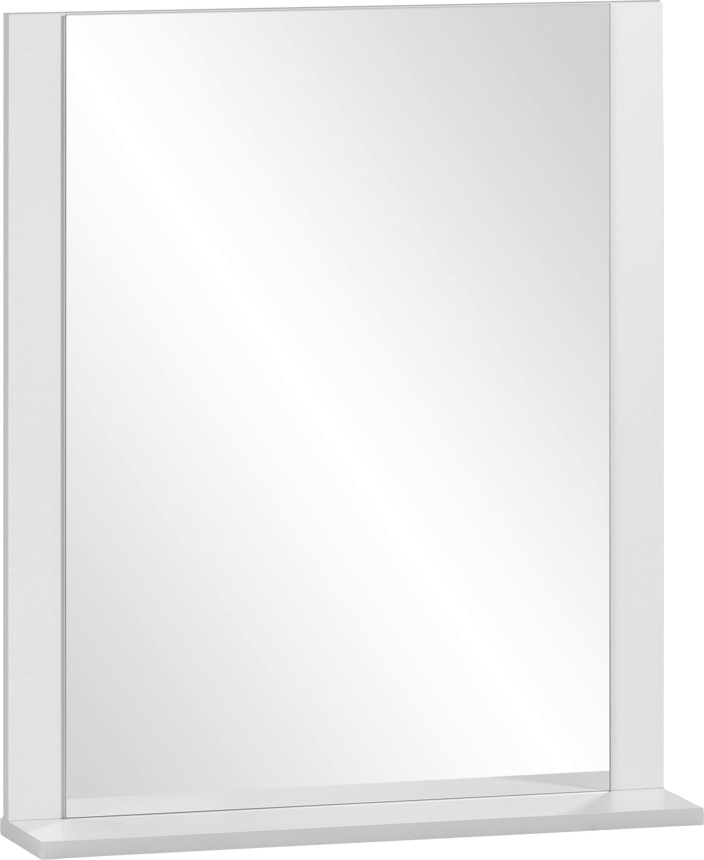 Badmöbel, INOSIGN Badspiegel 60cm weiß Dex, Breite