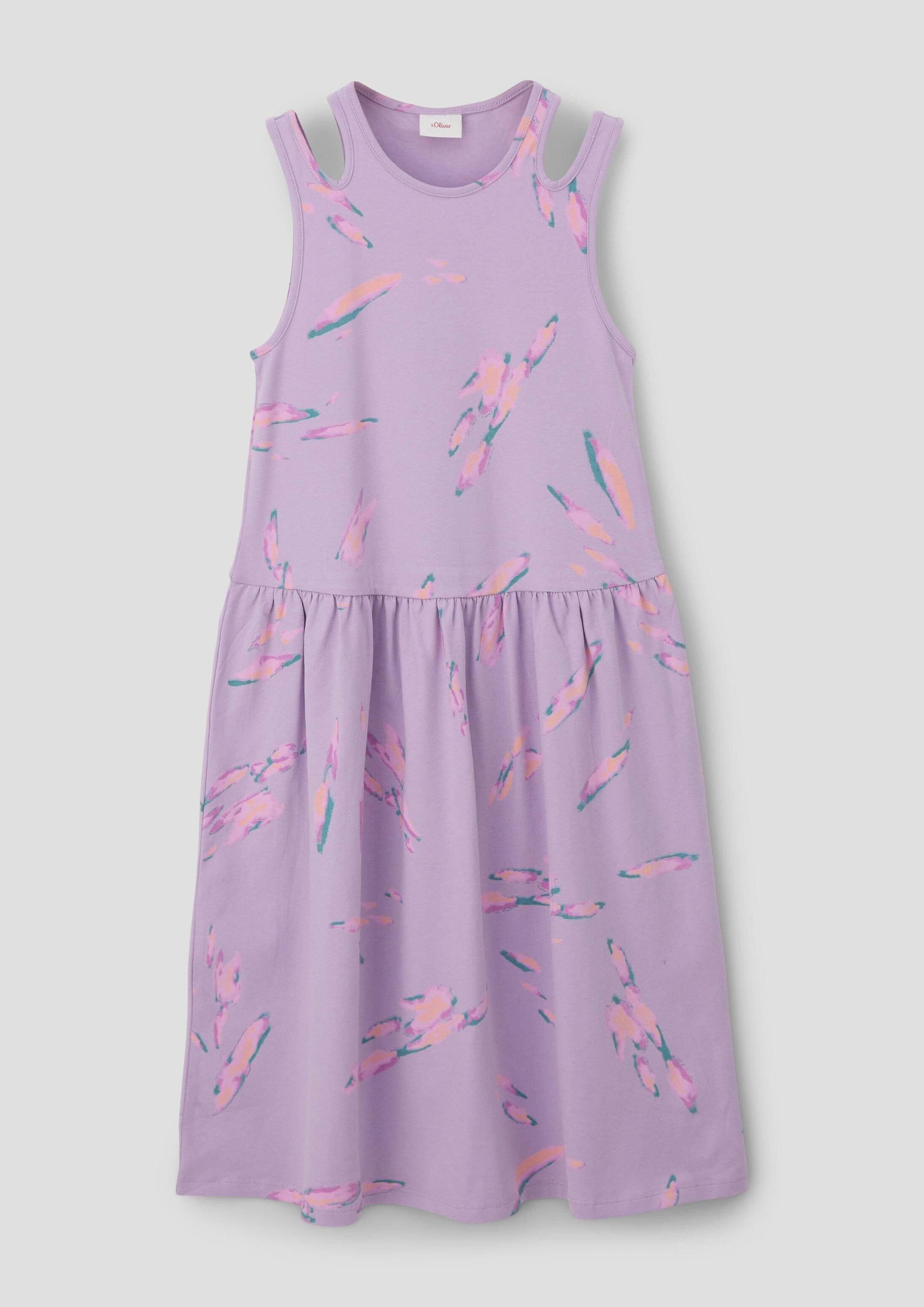 s.Oliver Minikleid Kleid Minikleid mit Cut-out