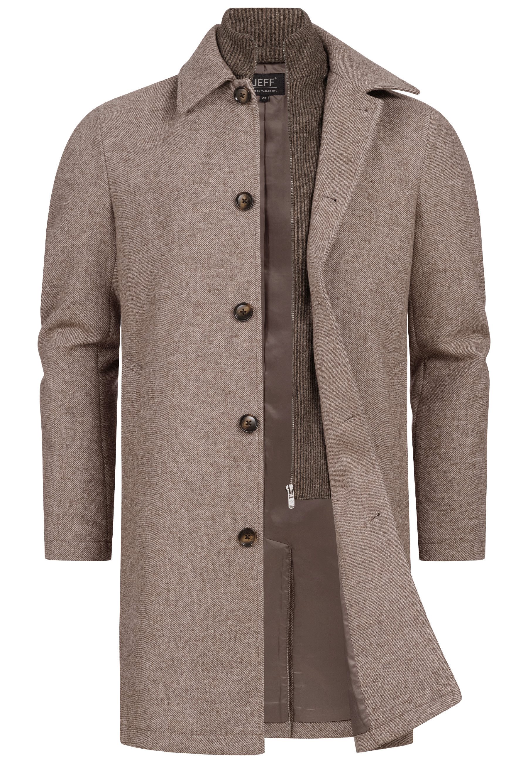 Jeff Wollmantel Herren JFTyler Winter Mantel Herrenmantel Eleganter Herrenm günstig online kaufen