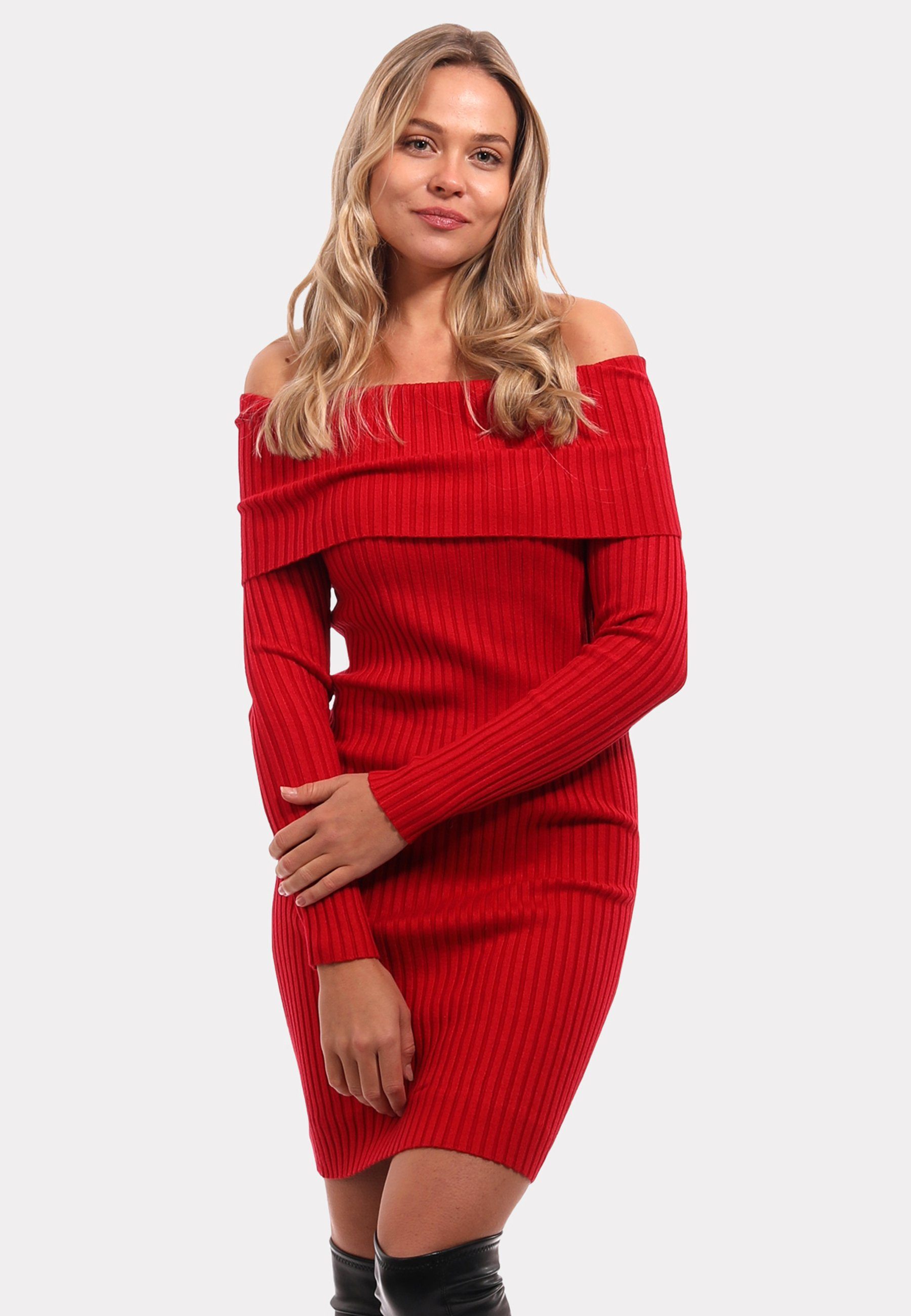 Strickkleid Designer-Strickkleid in Universalgröße