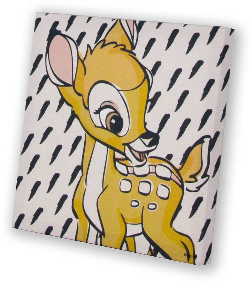 Disney Leinwandbild Bambi, St) (Set, 3