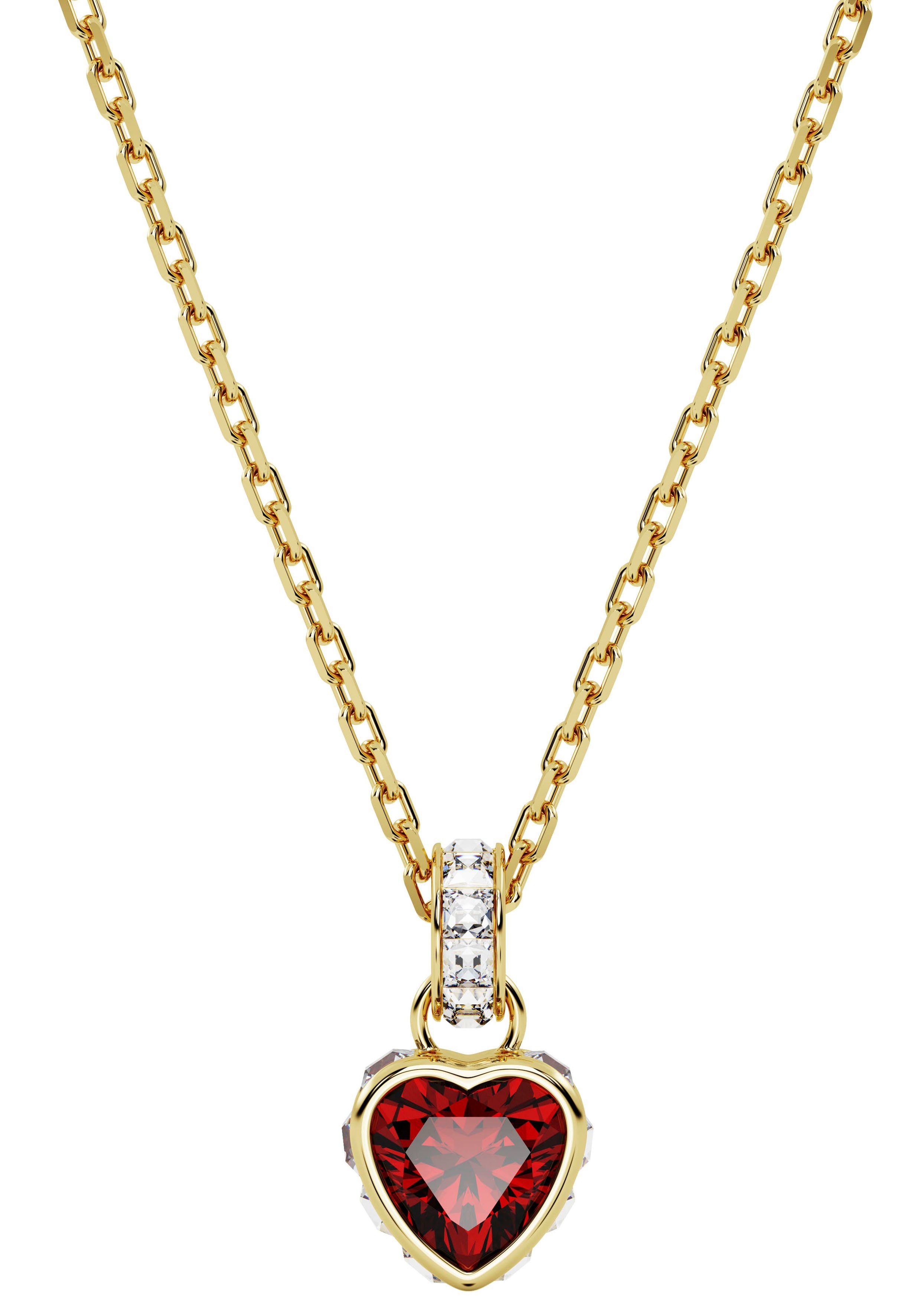 Swarovski Kette mit Anhänger Chroma Herz, mit Swarovski® Kristall günstig online kaufen