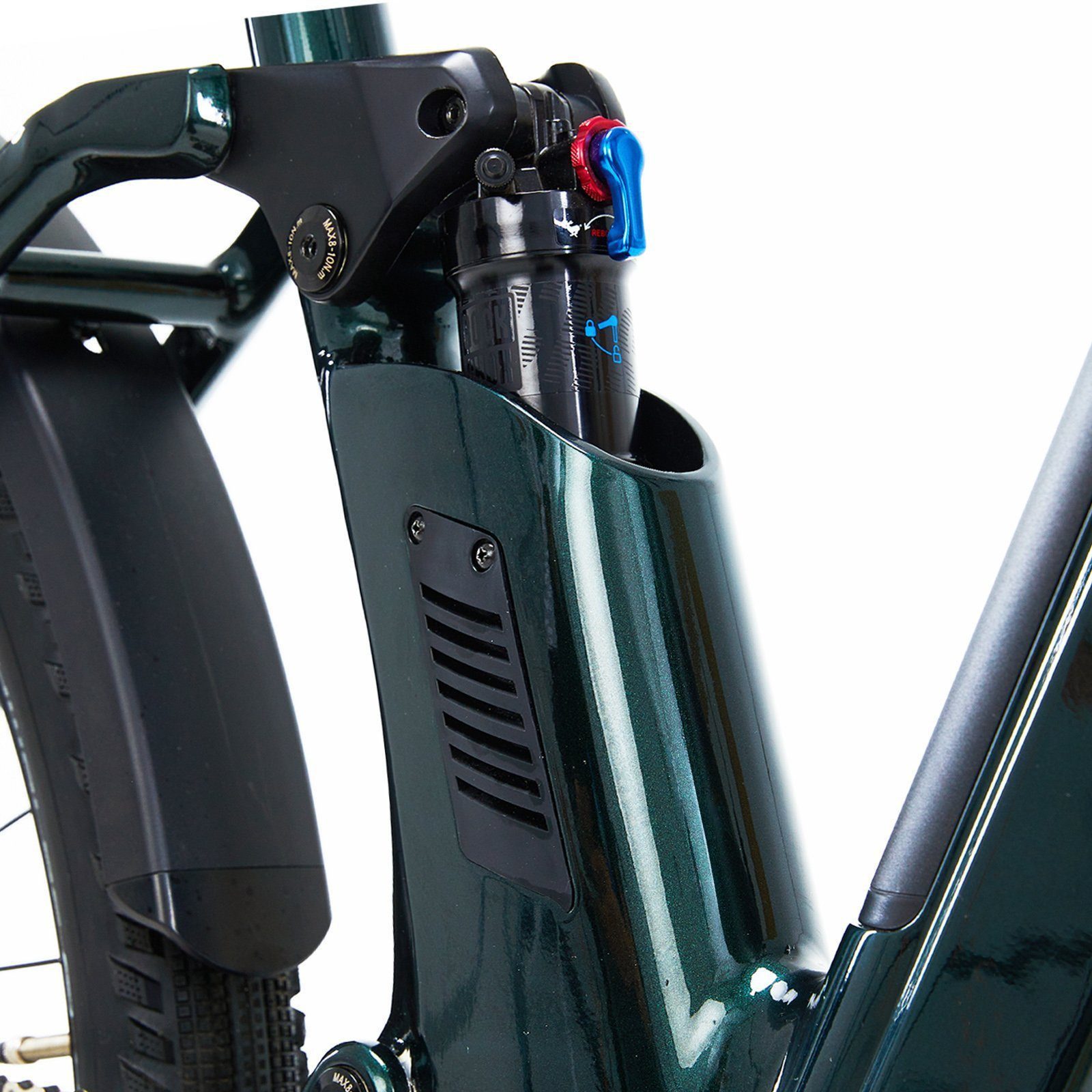 DERUIZ E-Bike Trekkingrad Pedelec 28 zoll mit 110 Nm Mittelmotor & 644 Wh Akku für Damen Herren, 10 Gang SHIMANO SHIMANO Deore 11-42Z Schaltwerk, Mittelmotor, 644 Wh, Shimano 10-Gang, Reichweite bis 160 km, Hydraulische Scheibenbremsen