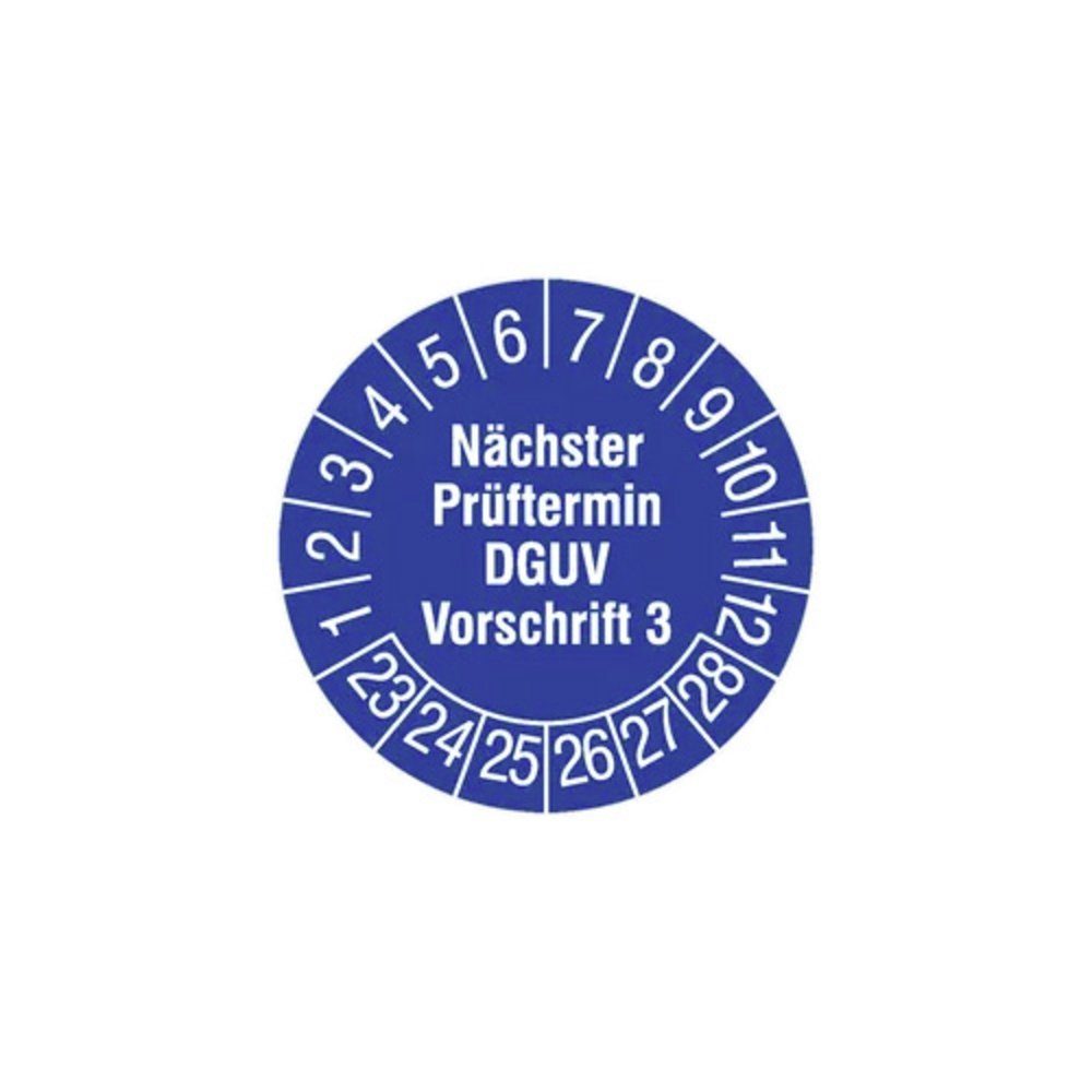 Spannungsprüfer HT Instruments 2002270 Prüfplaketten 30mm Sicherheitsprüfplaketten 1