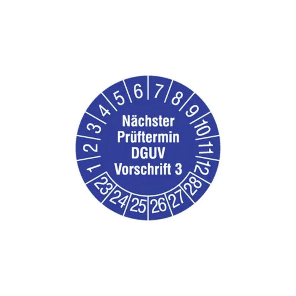 15mm HT Instruments Instruments HT 1, Prüfplaketten Spannungsprüfer 2002260 (Prüfplaketten Sicherheitsprüfplaketten 15mm)