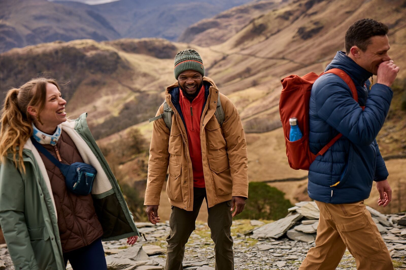 Craghoppers Hardshelljacke Craghoppers - wasserdichte gefüttertete Jacke Hamps II Aquadry, braun