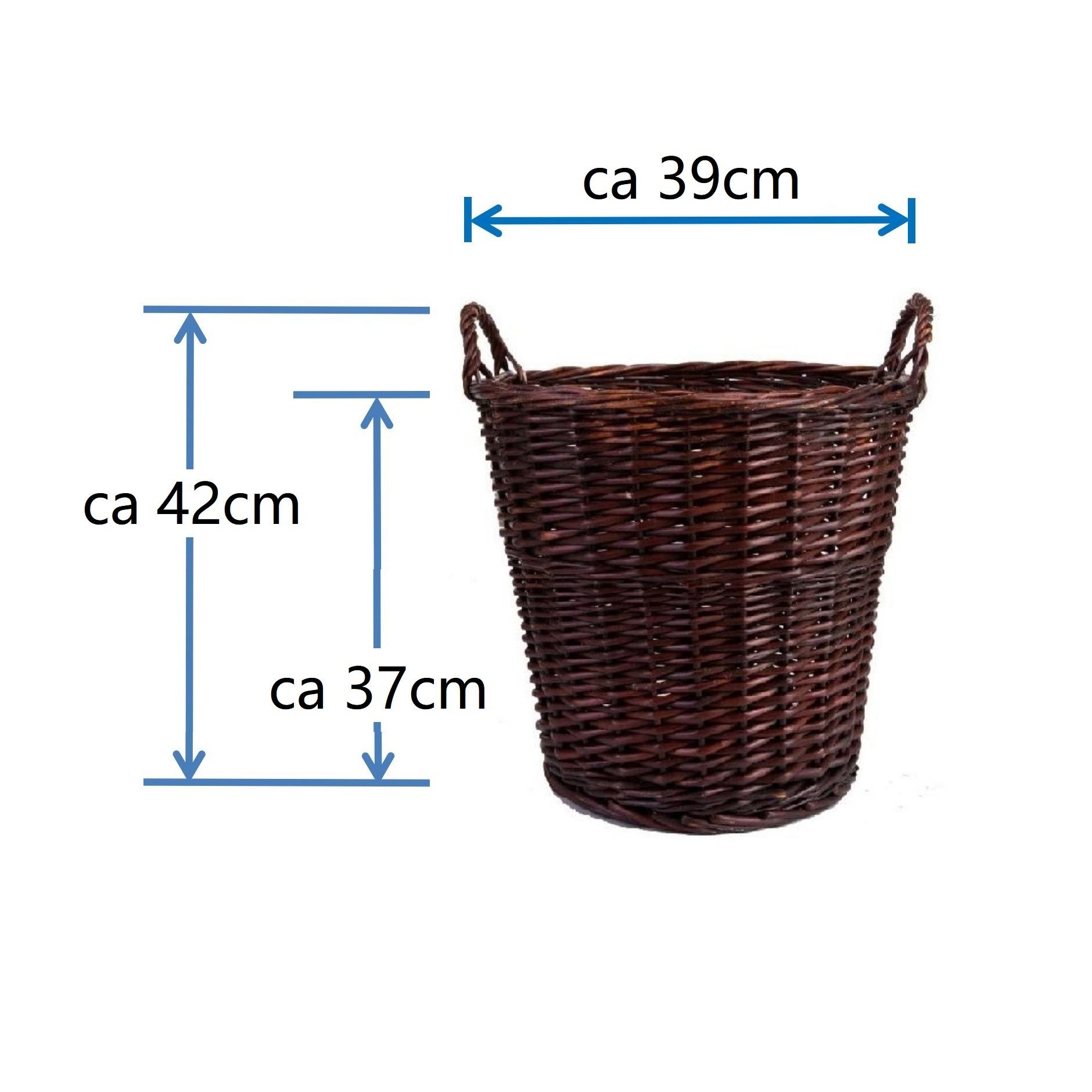 eGenuss Wäschekorb eGenuss Weidenkorb Handgemacht Aufbewahrungskorb günstig online kaufen