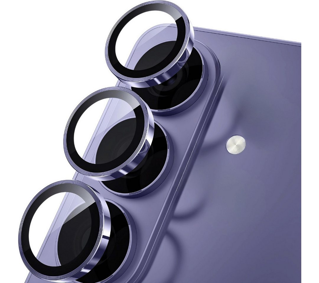 SmartUP Kameraschutzglas für Samsung Galaxy S26 Titan Metall Schutzglas Linse Panzerfolie 3D für Samsung Galaxy S26, Titan Kameraglas