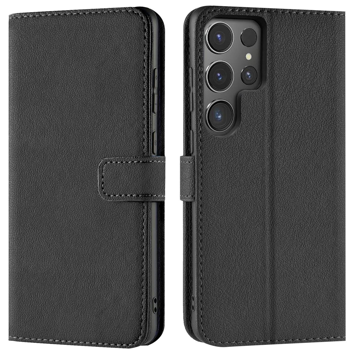 CoolGadget Handyhülle Wallet Klapp Tasche Book Case für Samsung Galaxy S24 Ultra 6,8 Zoll, Hülle Klapphülle Flip Cover Etui Schutzhülle
