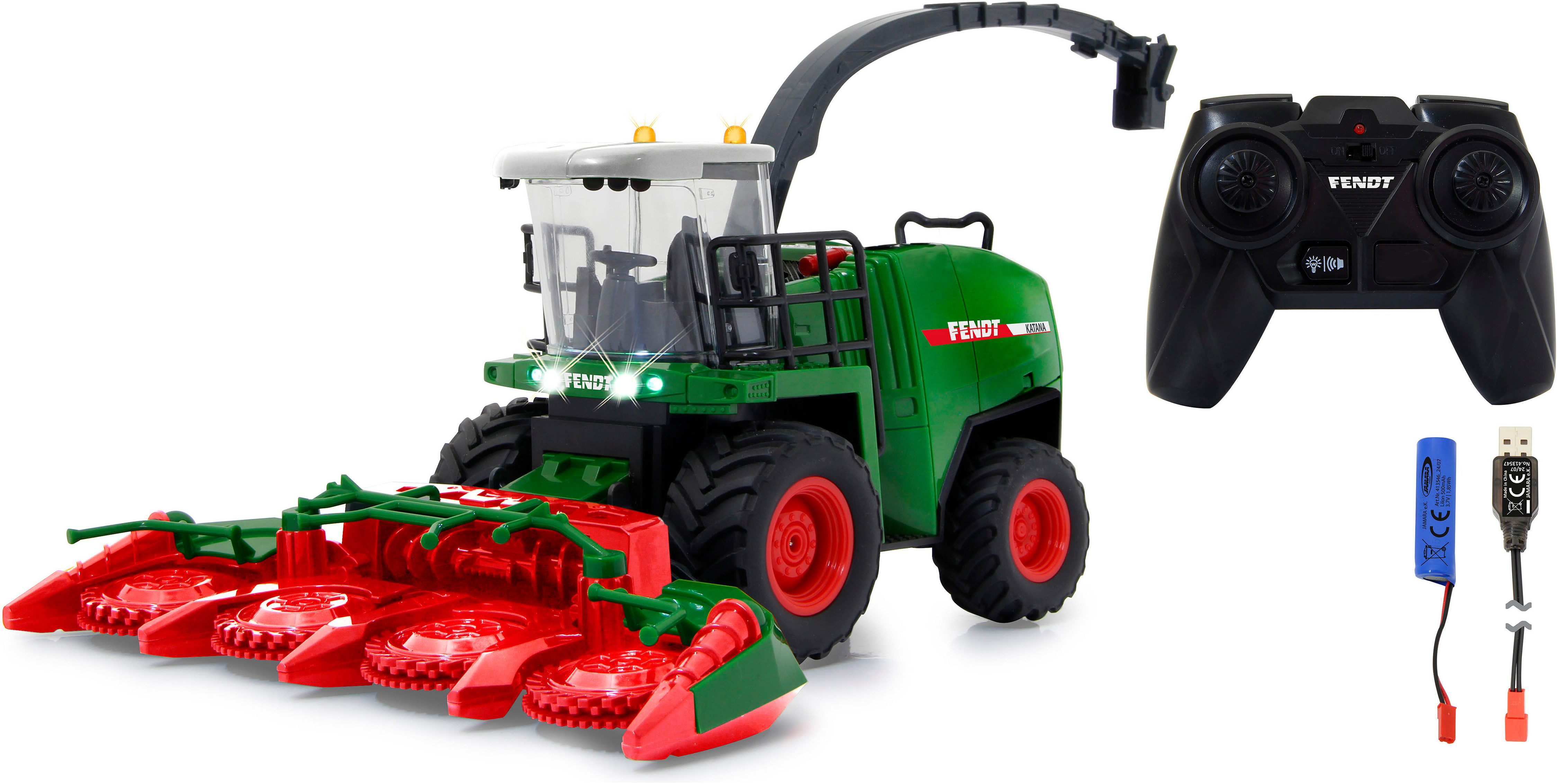 Jamara RC-Traktor Fendt Katana Feldhäcksler RC 1:24S, mit LED Licht
