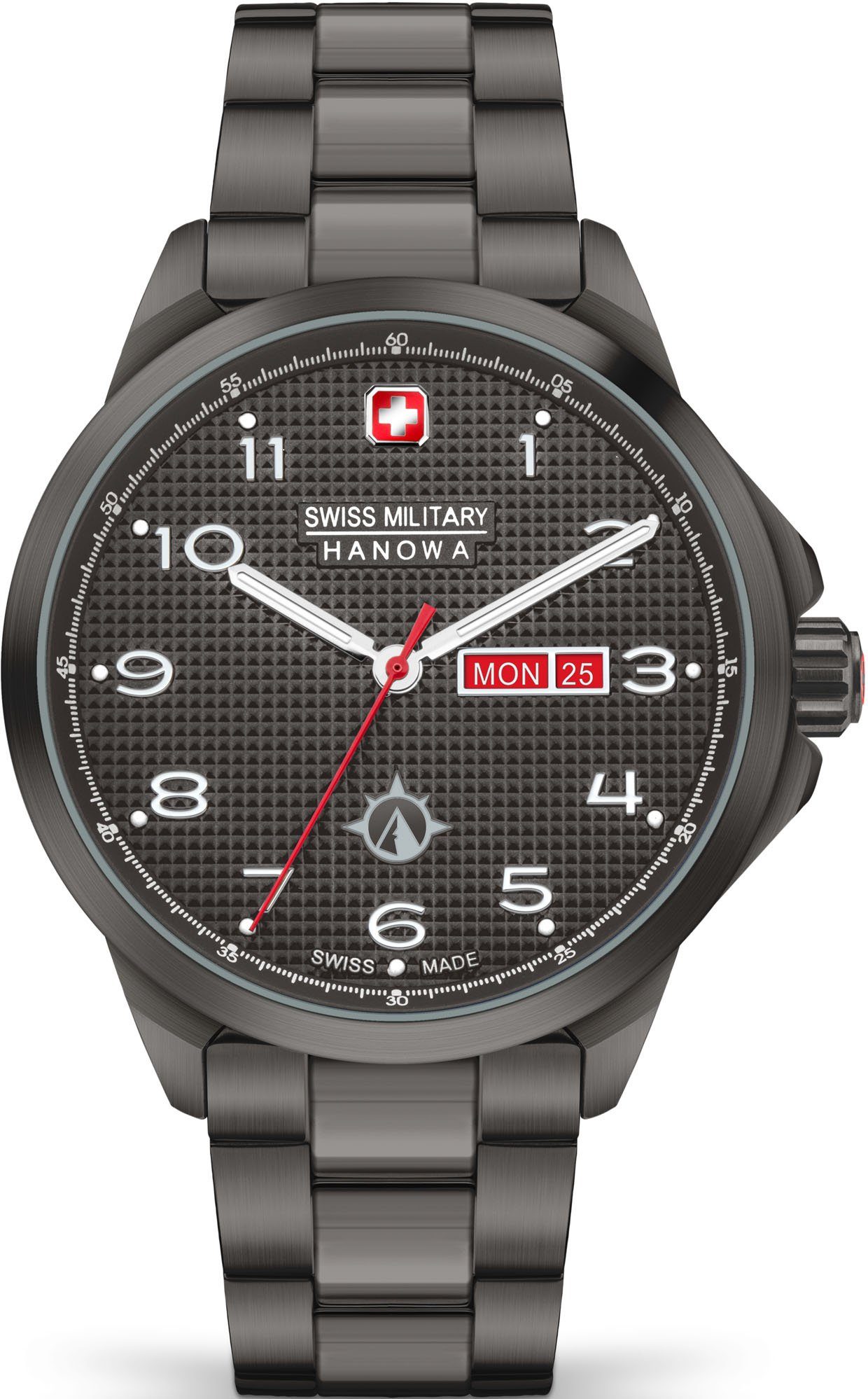 Grau SMWGH2100341 Military Uhr Swiss Schweizer PUMA, Hanowa