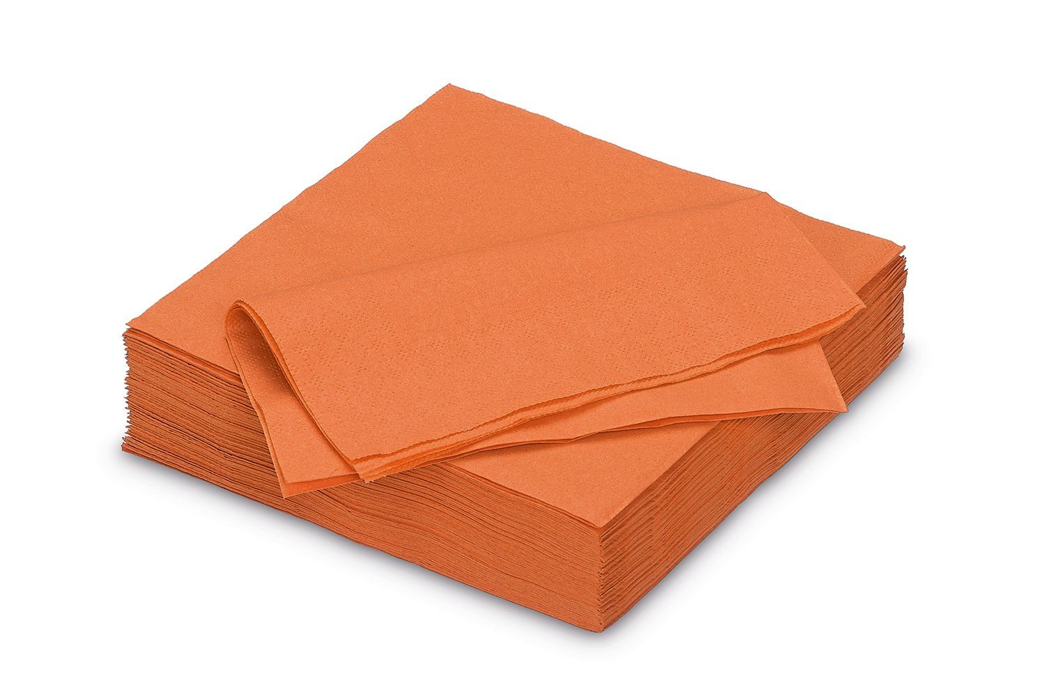 AVA Papierserviette, Servietten aus Papier 33x33cm 2-lagig 50 Stück Orange