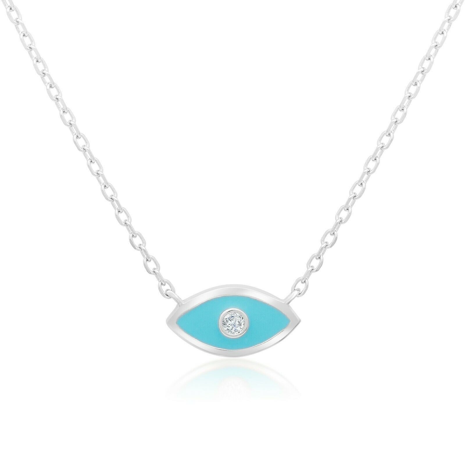 Tony Fein Silberkette Blaues Auge Kette günstig online kaufen