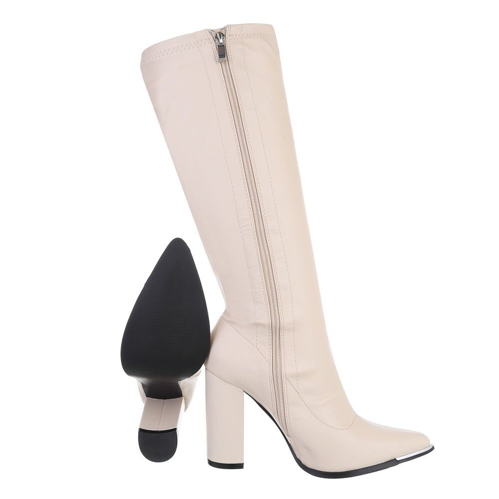 Ital-Design Damen Abendschuhe Elegant High-Heel-Stiefel (78210007) günstig online kaufen
