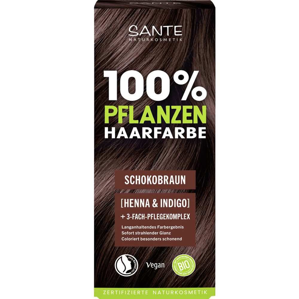 SANTE Haarfarbe Pflanzen SCHOKOBRAUN, Braun, 100 g von SANTE