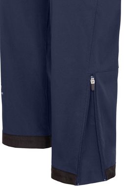 Bergson Outdoorhose TESSE COMFORT (slim) Damen Softshellhose, winddicht, strapazierfähig, Kurzgrößen, peacoat