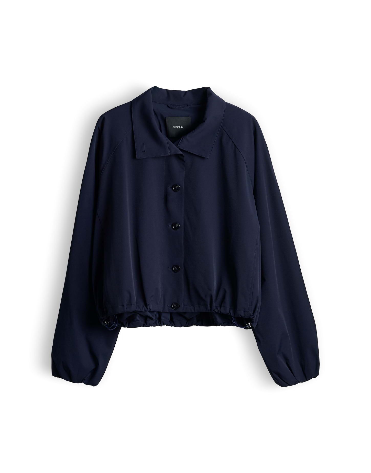 someday Jackenblazer Norli aus Webware mit Ballonsaum Wandelbarer Kragen für moderne Looks
