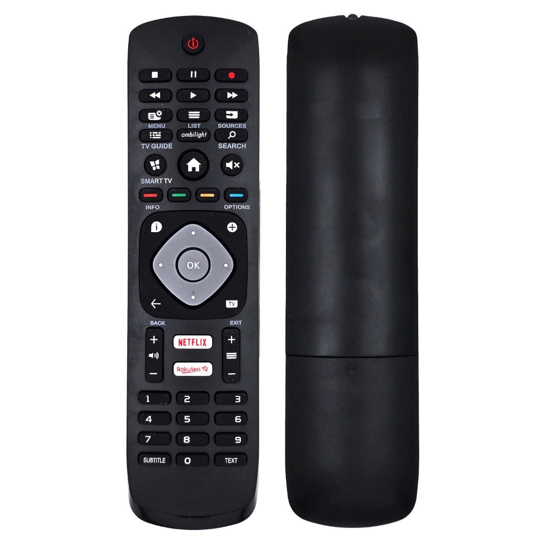 Alltro Universal Fernbedienung für alle Philips LED LCD 3D HD Smart TV Fernbedienung (Mit Netflix-, Rakuten TV-, Smart TV-Tasten)