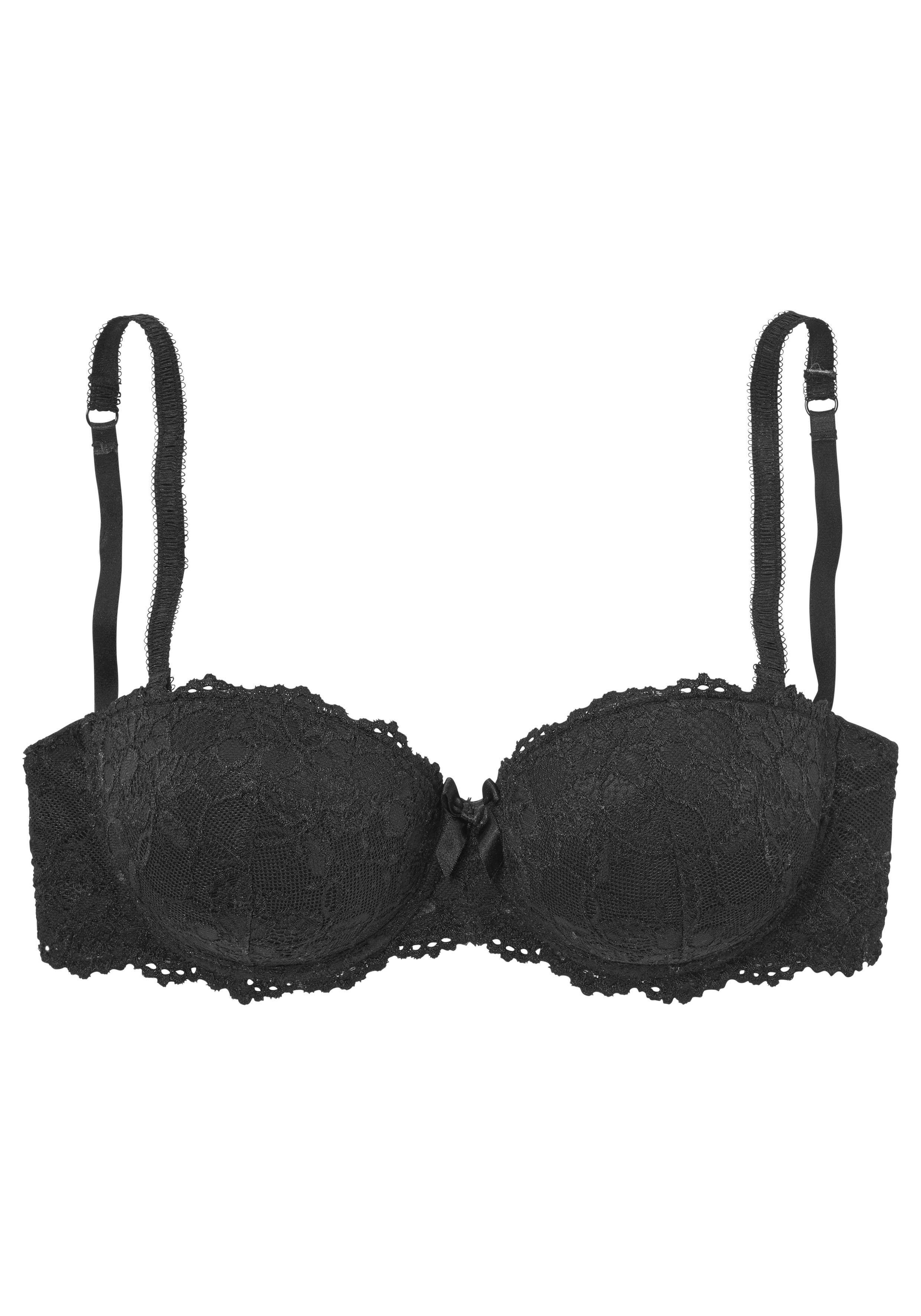 Vivance Balconette-BH mit abnehmbaren Trägern und Push-up-Kissen, Dessous