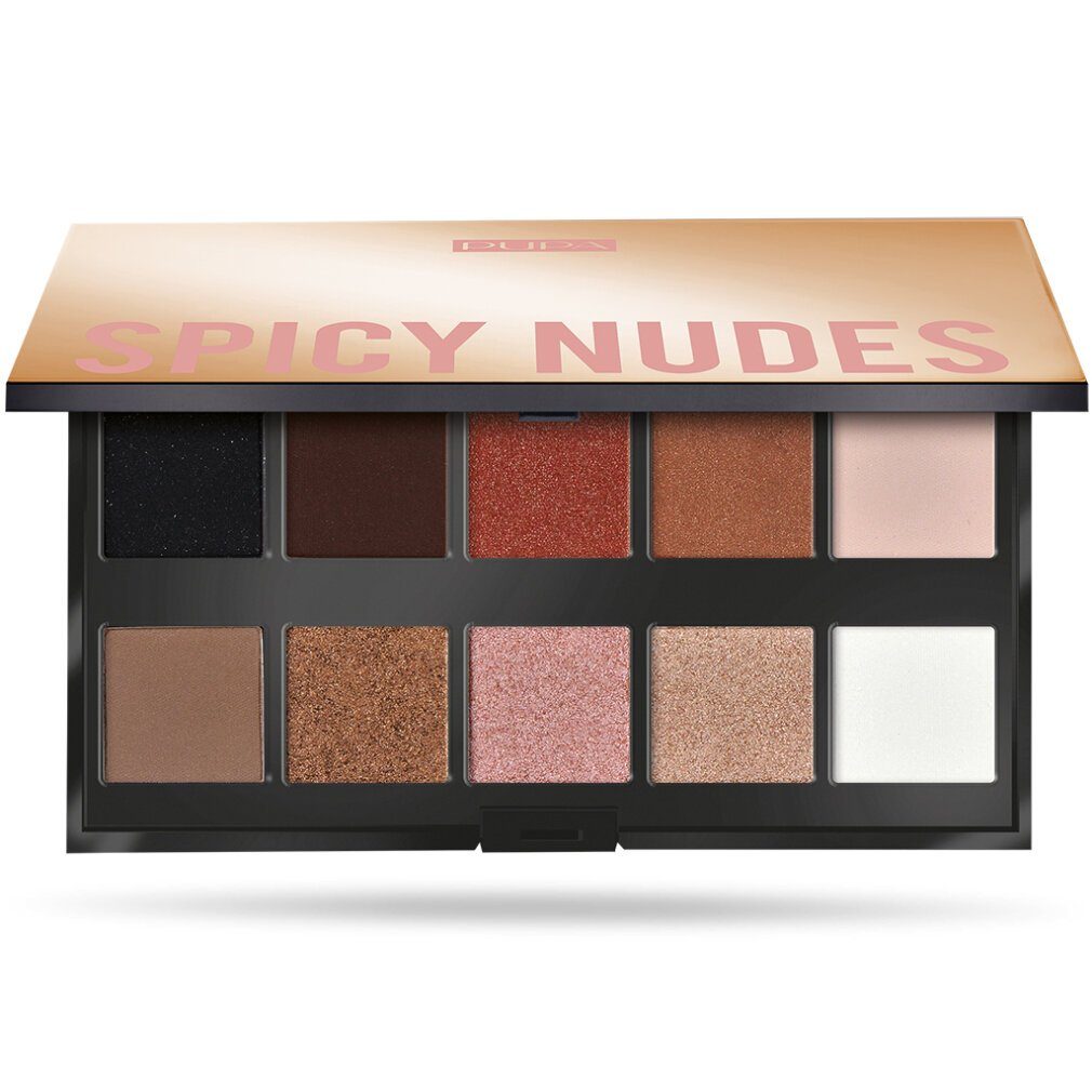 Pupa Lidschatten Makeup Stories Palette Lidschatten-Palette 001 Spicy Nudes 18g