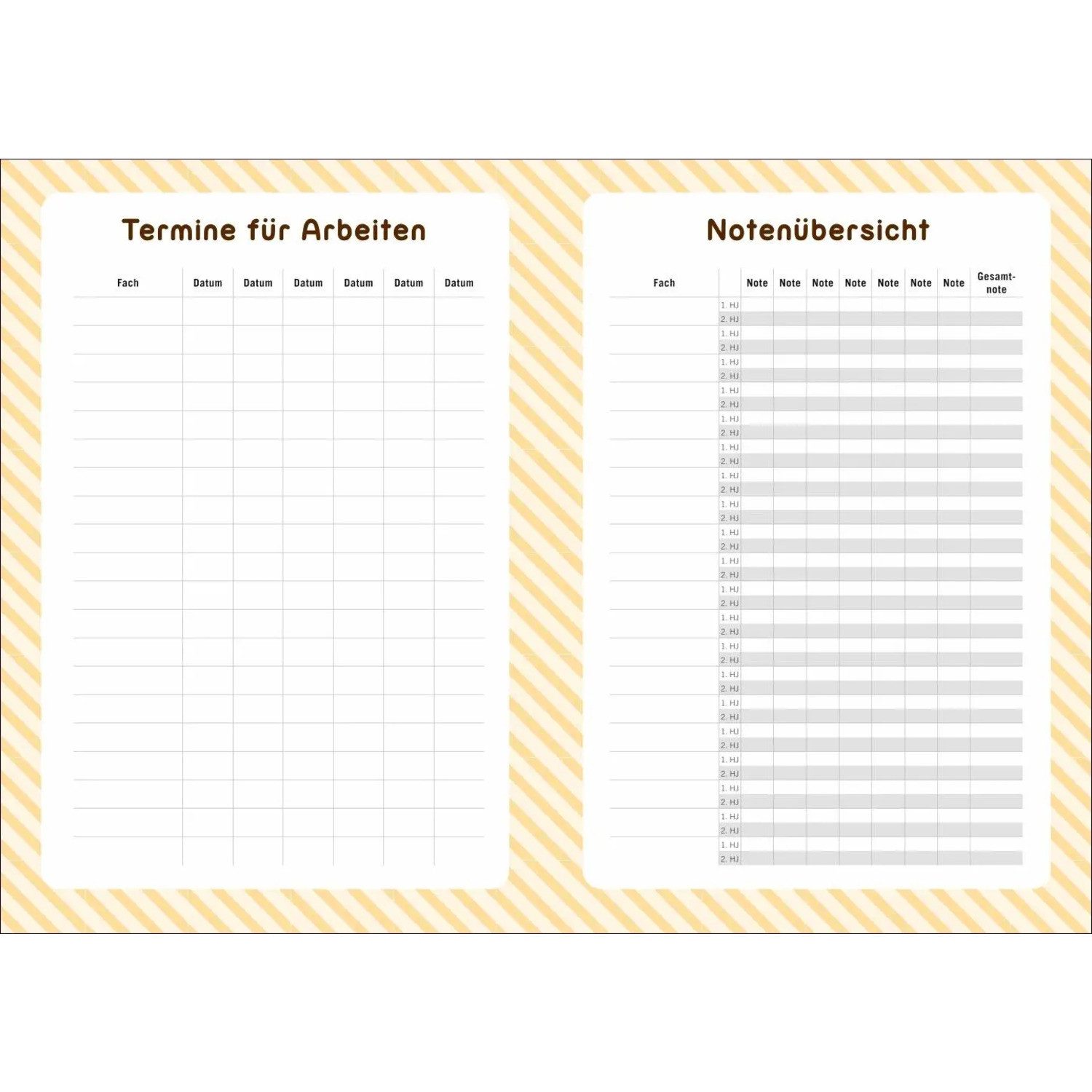BRUNNEN Monats-Ersatzkalender 2025 – 87×153 Mm, Karton, Weiß Mit Ferienterminen