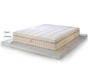 Matratzenauflage Naturlatex Topper H2 Höhe 8 cm RG 75 (bis 95kg) für Boxspringbett Letti Moderni, RG 75 (bis 95kg) Matratzentopper für Boxspringbett, MADE IN EU