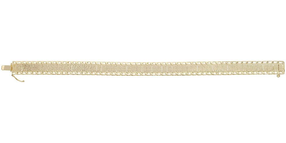 Firetti Armband Schmuck Geschenk Gold 585 Armschmuck Armkette Fantasie ca. 10mm breit
