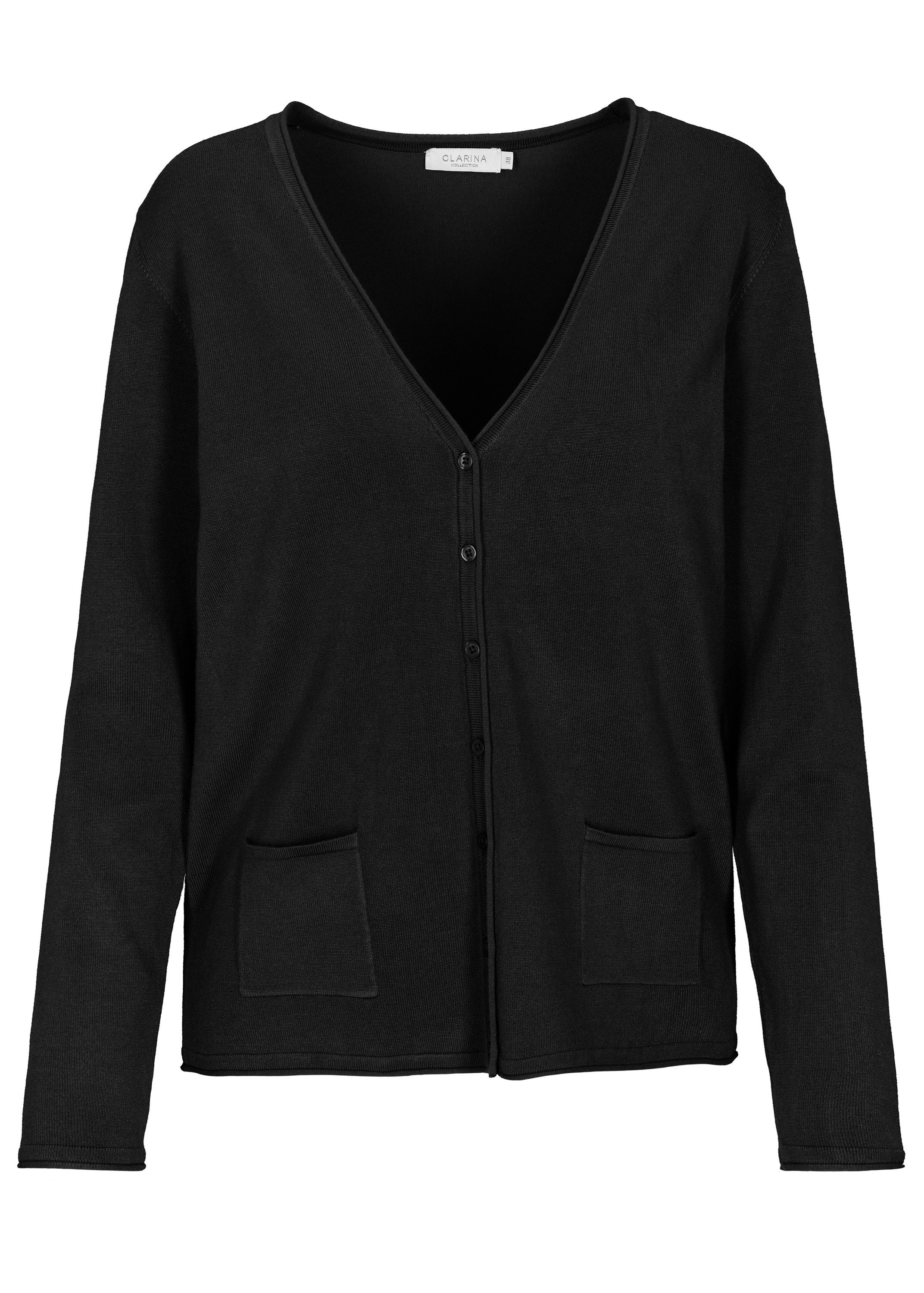 Clarina Strickjacke WALTER Viskose-Polyamid Mischung günstig online kaufen