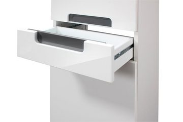 HELD MÖBEL Hochschrank Siena Breite 40 cm, mit hochglänzenden Fronten in weiß