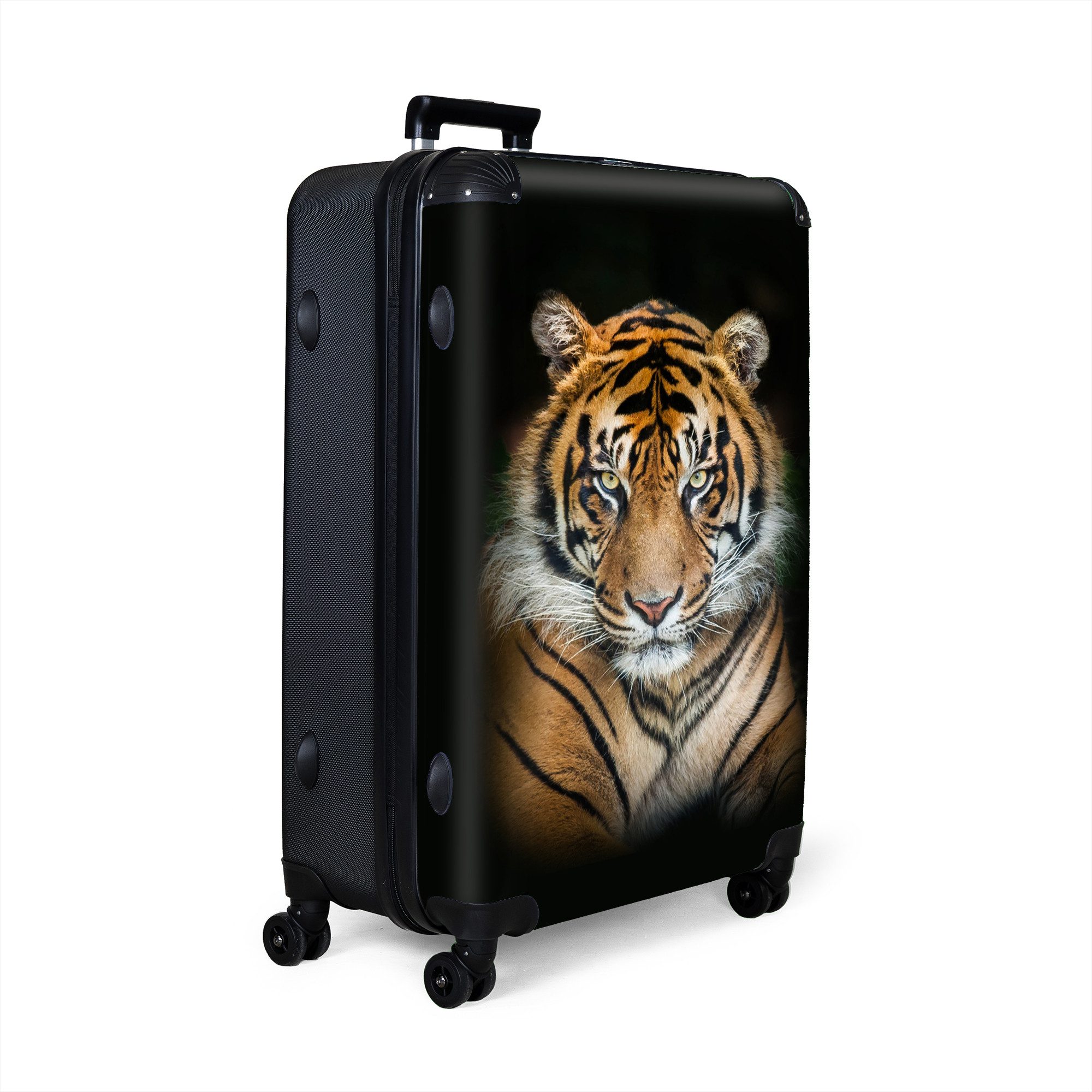 NoBoringSuitcases.com© Hartschalen-Trolley Tiger - Schwarz - günstig online kaufen