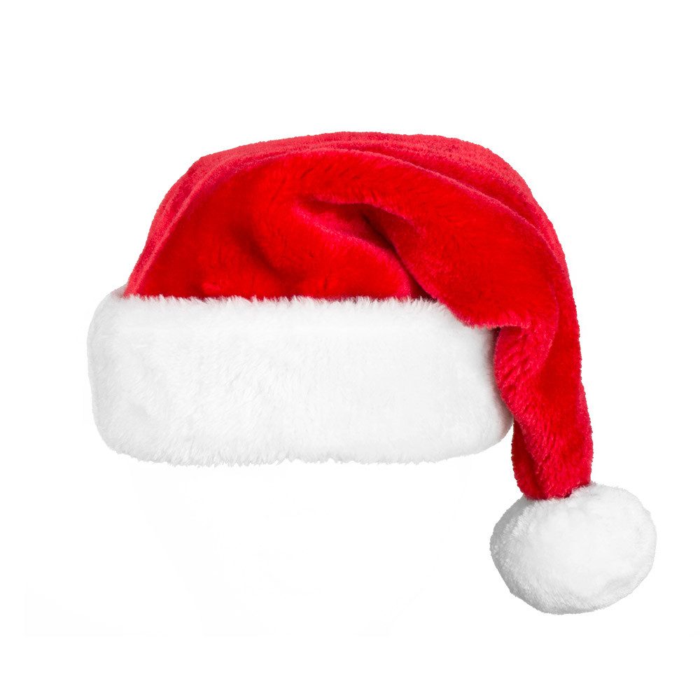 Kostüm Weihnachtsmann Nikolaus Mütze 13437, Rot Weiß
