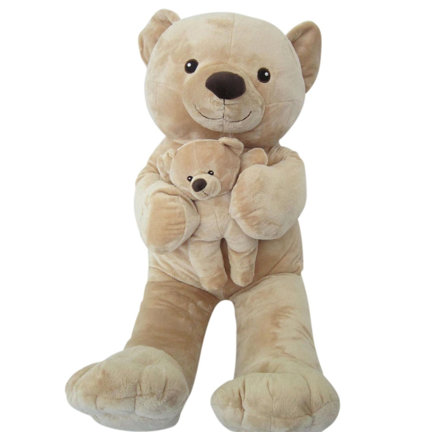 Kuscheltier Sweety Toys Teddybär 90cm Bär Mama mit Baby 28 cm verschiedene Farben