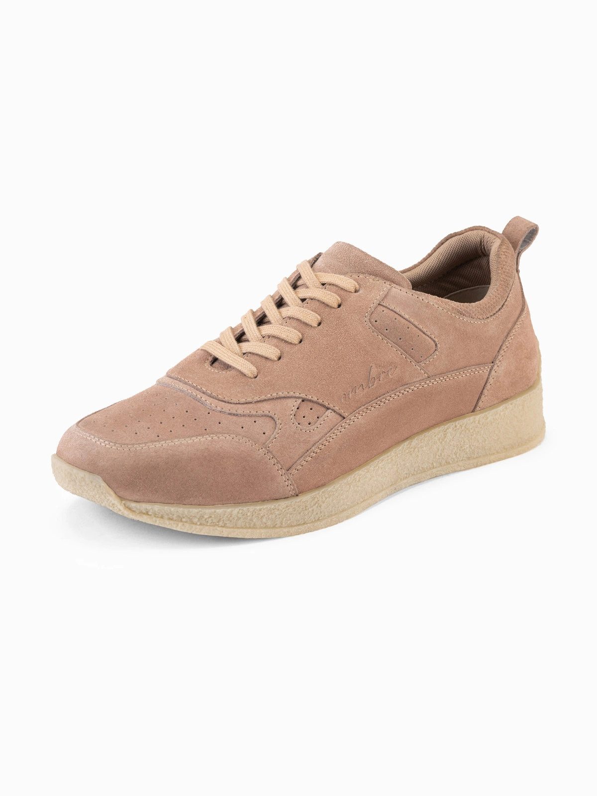 OMBRE Leichte, sportliche Herren-Sneaker aus Wildleder Sneaker atmungsaktives Mesh-Innenfutter
