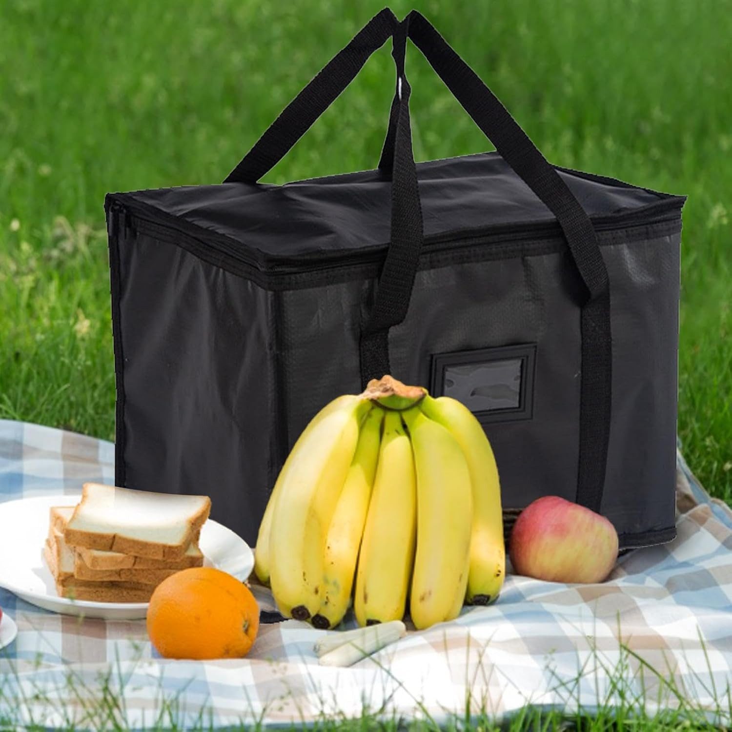 Athlix Kühltasche Tragbare isolierte Kühltasche für Lebensmittel Thermotasche, auslaufsicher, wasserabweisend, stark isolierend