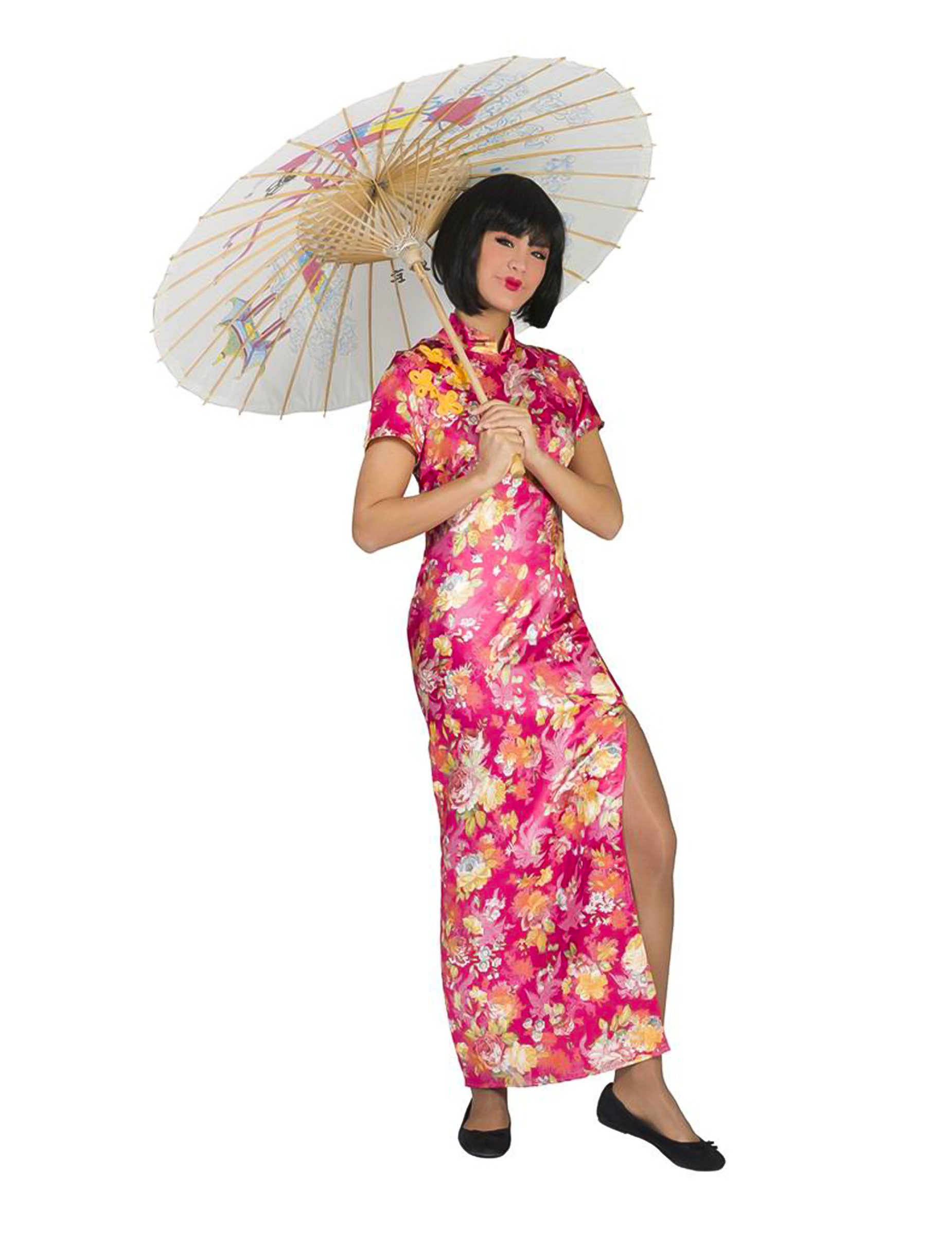 Espa Kostüm Japanerin-Damenkostüm rosa