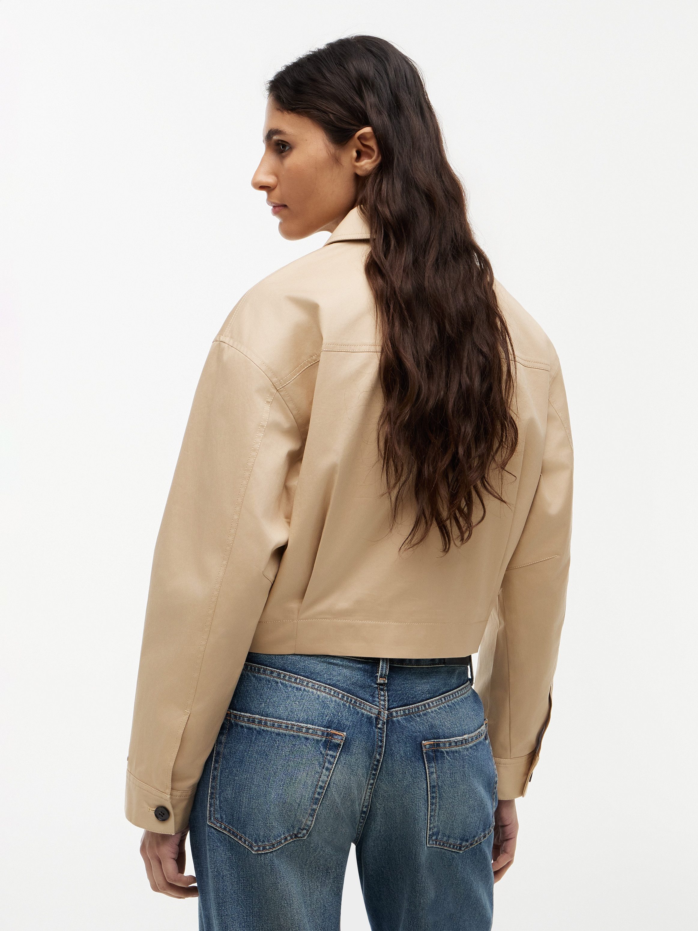 Tommy Hilfiger Kurzjacke CHINO DRESSING SHORT JACKET Baumwollmischung – Bild 2 von 5