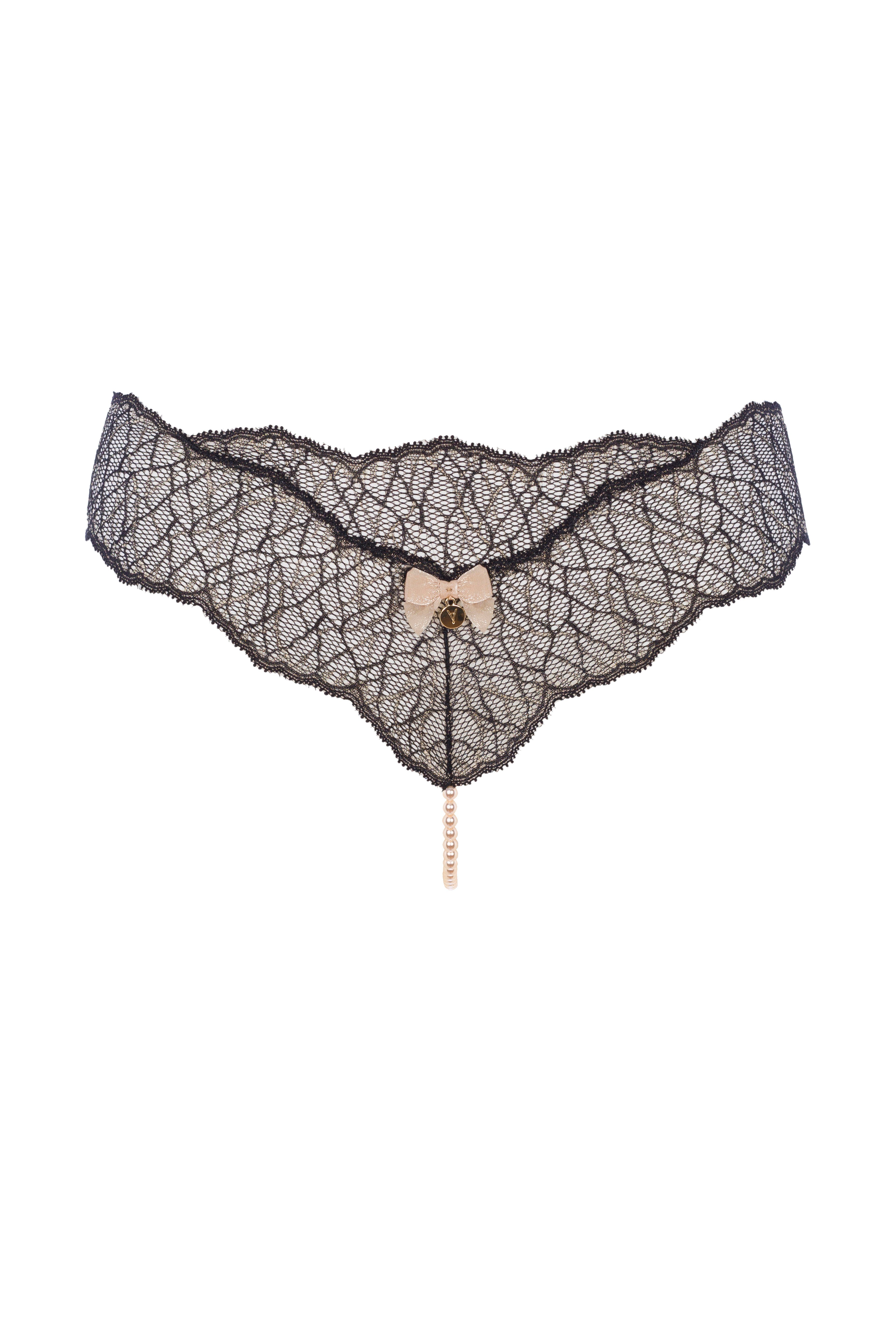 String-Ouvert Bracli Sydney SINGLE Perlenstring schwarz S