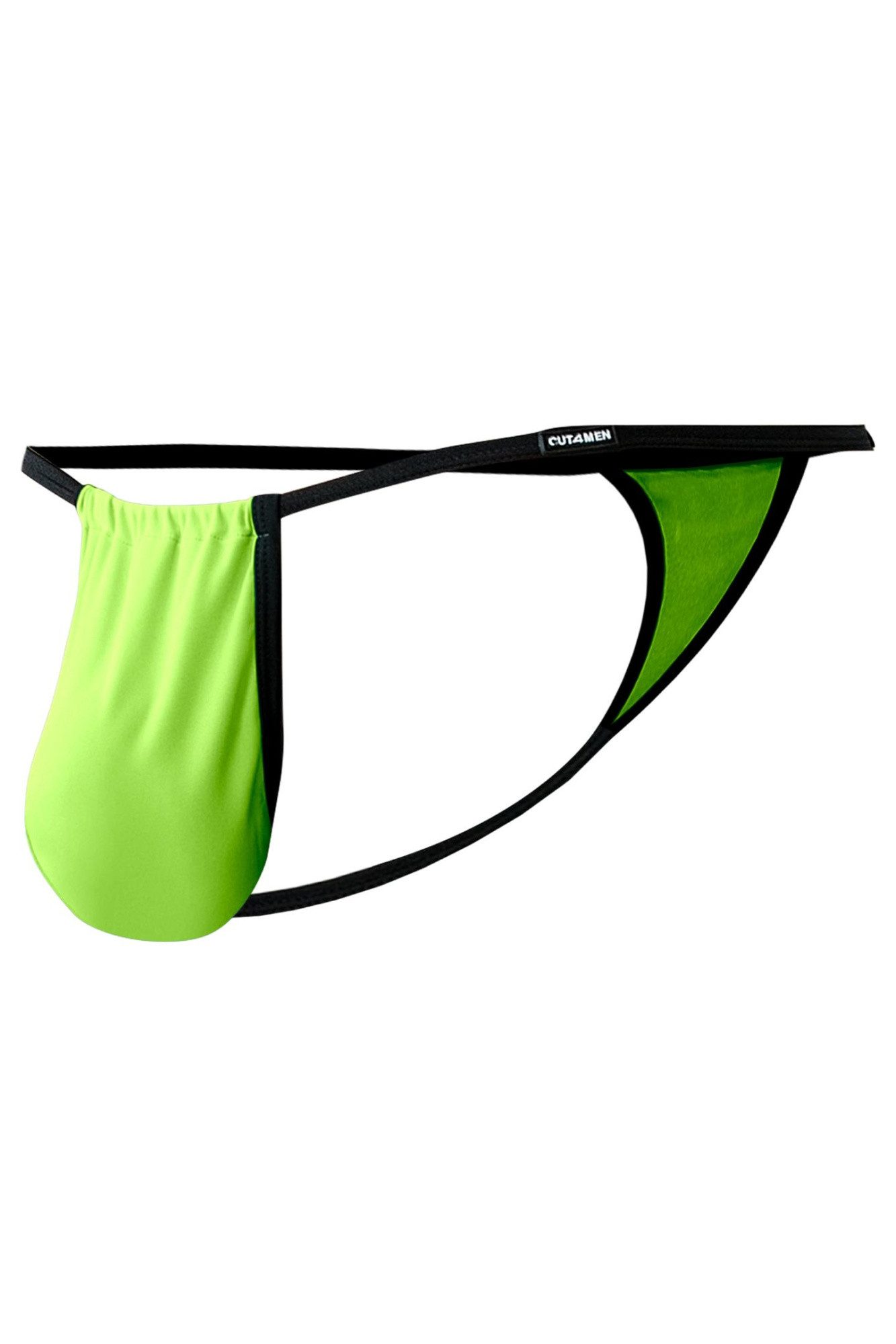 CUT4MEN String Neon gelber Herren String blickdicht elastisch Männer Slip knapp gesch