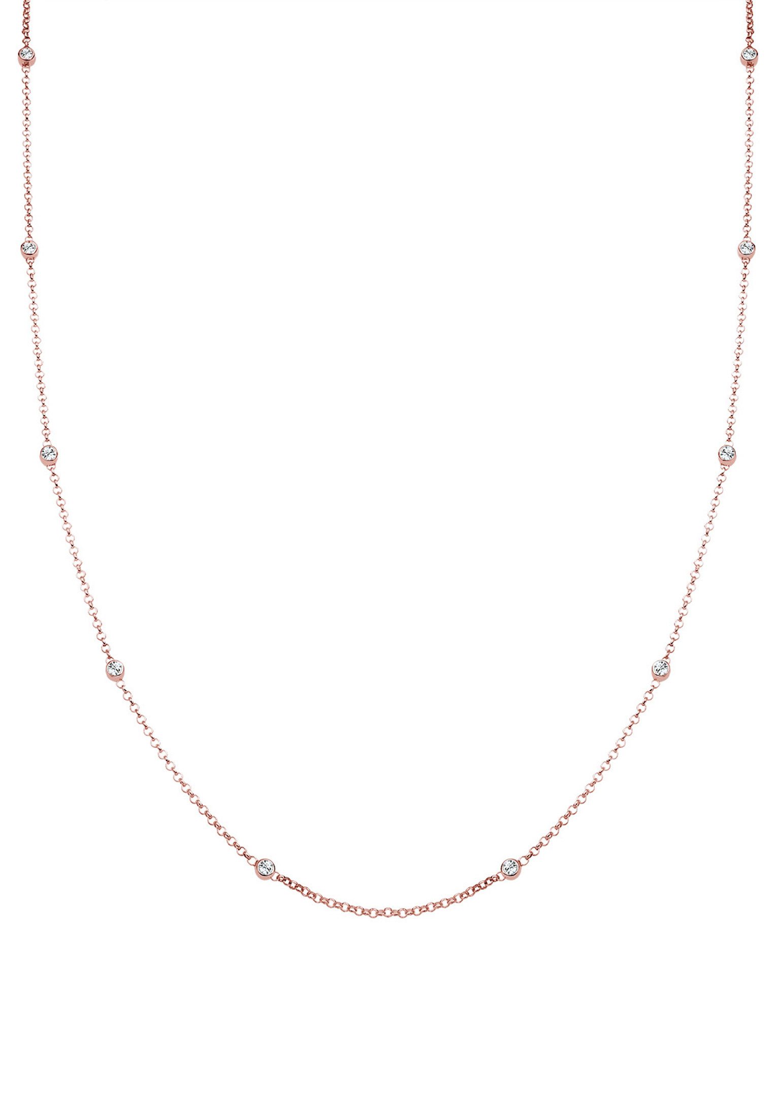 Elli Kette mit Anhänger Solitär Basic Kristalle 925 Silber günstig online kaufen