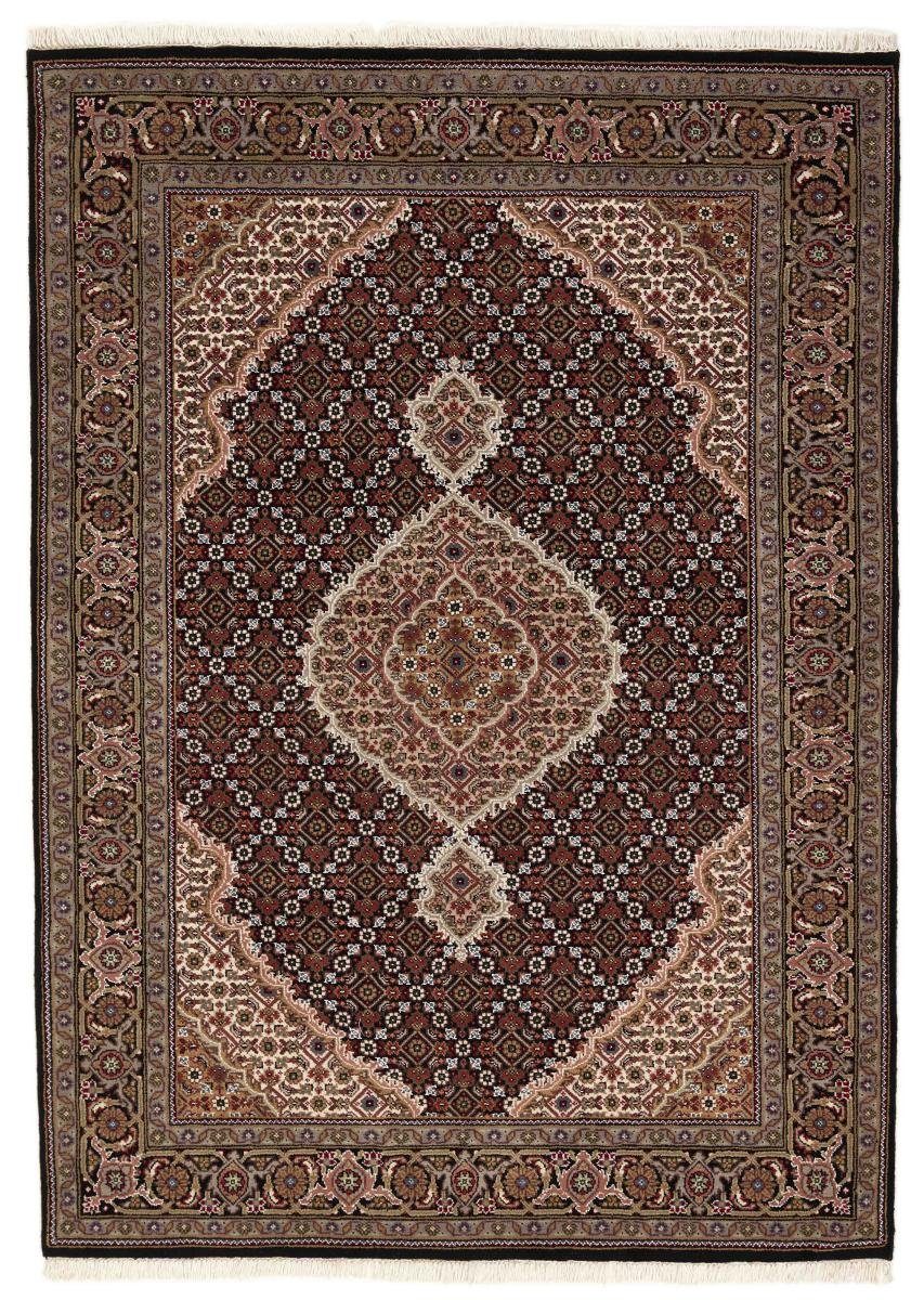 Orientteppich Indo Täbriz 146x201 Handgeknüpfter Orientteppich, Nain Trading, rechteckig, Höhe: 12 mm