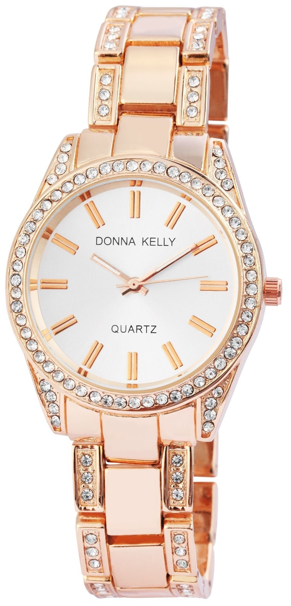 DONNA KELLY Quarzuhr DK0020 Damenuhr mit Metallarmband günstig online kaufen