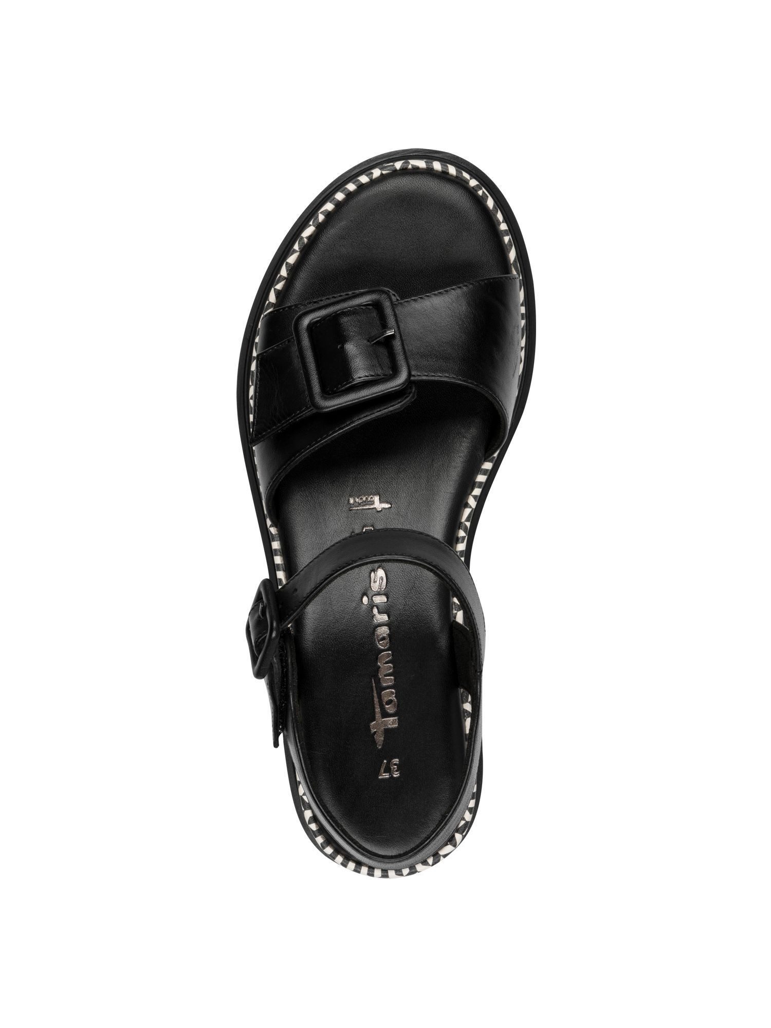 Tamaris aus Leder Plateauabsatz 1-28723-44 Plateausandaletten