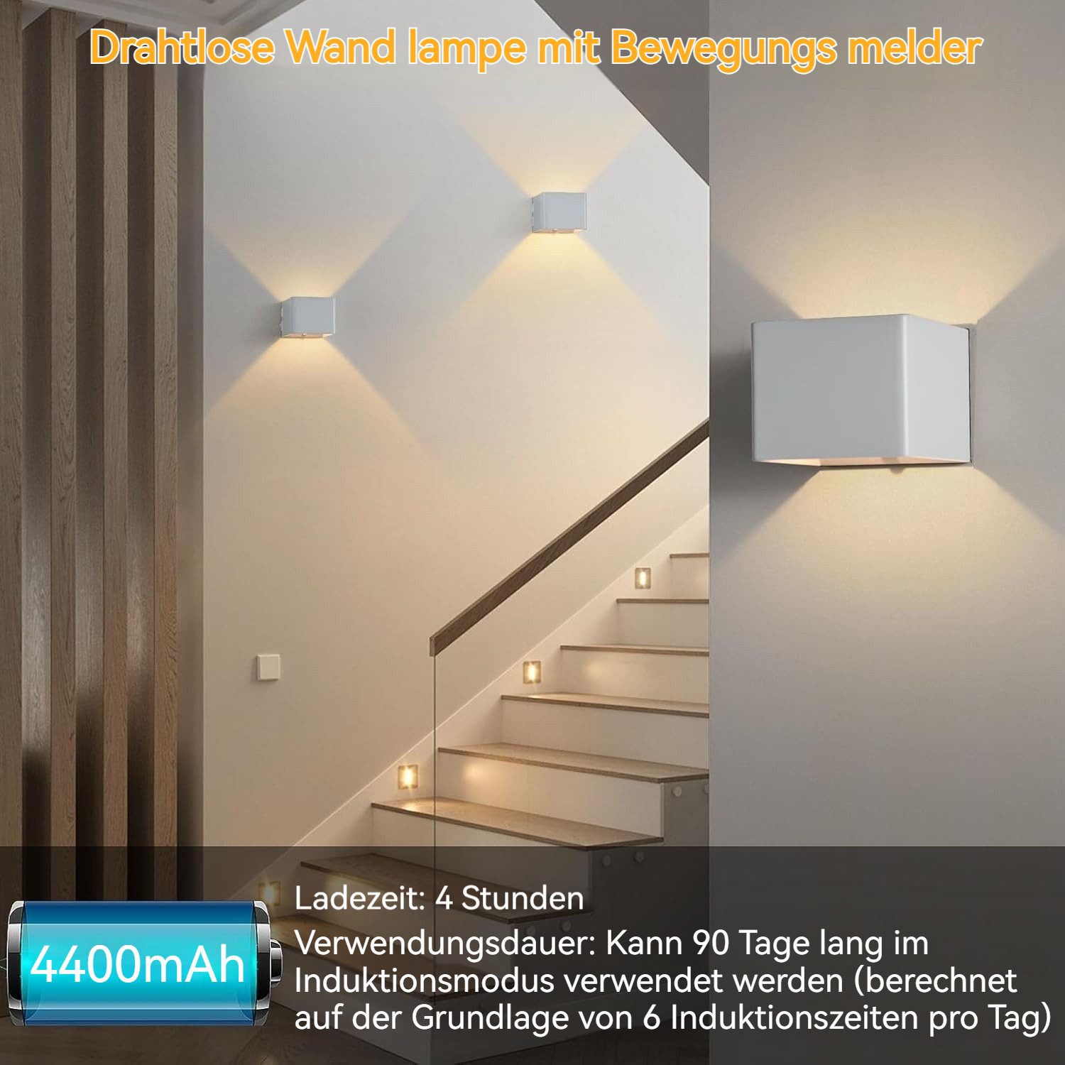BlingBin LED Wandleuchte Akku Wandleuchte mit günstig online kaufen