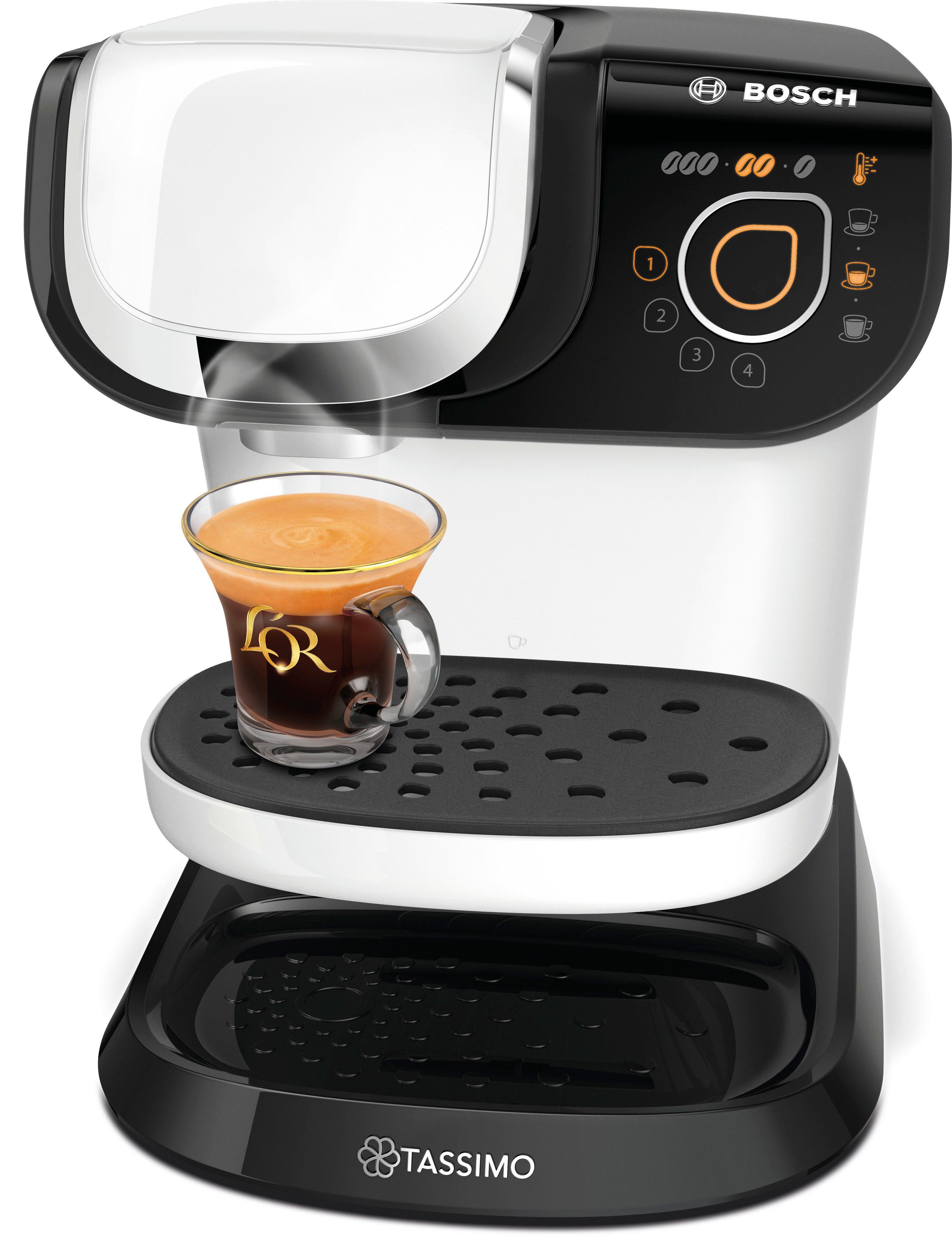 TASSIMO Kapselmaschine My Way 2 TAS6504, Personalisierung, über 70 Getränke, mit Wasserfilter BRITA MAXTRA, Personalisierung, über 70 Getränke